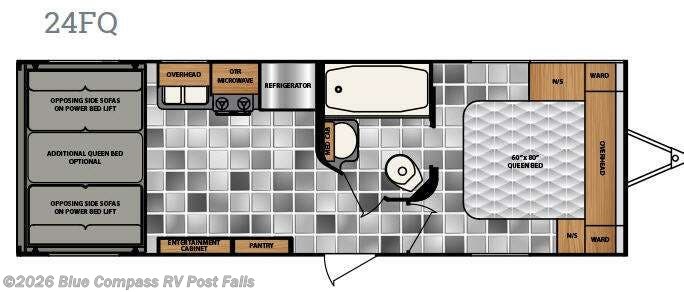 2016 Winnebago Spyder 24FQ - Used Toy Hauler For Sale by Blue Compass RV Post Falls in Post Falls, Idaho