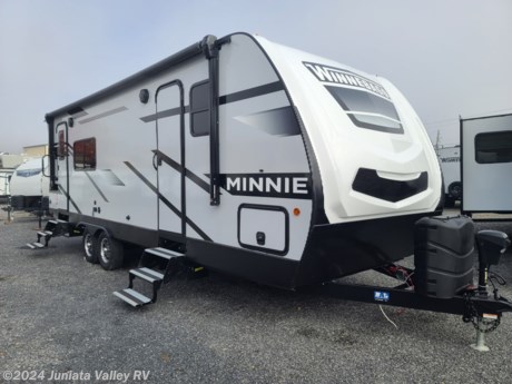 &lt;p&gt;&lt;strong&gt;2023 Winnebago Minnie 2529RG&lt;/strong&gt;&lt;/p&gt;
&lt;p&gt;Front Queen bed floorplan with a rear kitchen and theater seating in the slideout.&lt;/p&gt;
&lt;p&gt;Highlight Features:&lt;/p&gt;
&lt;ul&gt;
&lt;li&gt;Theater Seating&lt;/li&gt;
&lt;li&gt;30# LP Tanks&lt;/li&gt;
&lt;li&gt;8 cu ft Gas/Electric Refrigerator&lt;/li&gt;
&lt;li&gt;Comfort Package&lt;/li&gt;
&lt;li&gt;Explorer Package&lt;/li&gt;
&lt;/ul&gt;
&lt;p&gt;&lt;span style=&quot;font-size: 14px; font-family: verdana, geneva, sans-serif; color: black;&quot;&gt;Juniata Valley RV does not have any hidden dealer costs of any kind!!!&amp;nbsp; Our price includes,&lt;/span&gt;&lt;/p&gt;
&lt;p&gt;*&amp;nbsp; All dealer prep.&lt;/p&gt;
&lt;p&gt;*&amp;nbsp; Filled LP tank (s)&lt;/p&gt;
&lt;p&gt;*&amp;nbsp; Coach&amp;nbsp;battery (s)&lt;/p&gt;
&lt;p&gt;*&amp;nbsp; State Inspection&lt;/p&gt;
&lt;p&gt;*&amp;nbsp;&amp;nbsp;Electrical adaptor&lt;/p&gt;
&lt;p&gt;*&amp;nbsp; Septic hose and fittings&lt;/p&gt;
&lt;p&gt;*&amp;nbsp; A&amp;nbsp;complete demonstration to show you how to use everything on your new camper&lt;/p&gt;
&lt;p&gt;* Discounted&amp;nbsp;pricing on any hitching and wiring that you would need for towing (With camper&amp;nbsp;purchase)&lt;/p&gt;
&lt;p&gt;*&amp;nbsp;Competitive, fixed rate&amp;nbsp;financing for terms up to 240 month. ( For qualified customers)&lt;/p&gt;
&lt;p&gt;&lt;span style=&quot;font-size: 14px; font-family: verdana, geneva, sans-serif; color: black;&quot;&gt;If you have any questions or if there is anything else that we can do to help, just let us know.&amp;nbsp;&amp;nbsp;&lt;/span&gt;&lt;/p&gt;
&lt;p&gt;&amp;nbsp;&lt;/p&gt;
&lt;p&gt;&lt;span style=&quot;font-size: 14px; font-family: verdana, geneva, sans-serif; color: black;&quot;&gt;Thank you and Happy Camping!&lt;/span&gt;&lt;/p&gt;