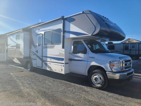 &lt;p&gt;&lt;span style=&quot;font-family: verdana, geneva, sans-serif;&quot;&gt;&lt;strong&gt;2023 Conquest 63111 Class C Motorhome&lt;/strong&gt;&lt;/span&gt;&lt;/p&gt;
&lt;p&gt;&lt;span style=&quot;font-family: verdana, geneva, sans-serif;&quot;&gt;Highlight Features&lt;/span&gt;&lt;/p&gt;
&lt;ul&gt;
&lt;li&gt;&lt;span style=&quot;font-family: verdana, geneva, sans-serif;&quot;&gt;Bunk Beds&lt;/span&gt;&lt;/li&gt;
&lt;li&gt;&lt;span style=&quot;font-family: verdana, geneva, sans-serif;&quot;&gt;Luxury Package&lt;/span&gt;&lt;/li&gt;
&lt;li&gt;&lt;span style=&quot;font-family: verdana, geneva, sans-serif;&quot;&gt;Heated and Remote Mirrors&lt;/span&gt;&lt;/li&gt;
&lt;li&gt;&lt;span style=&quot;font-family: verdana, geneva, sans-serif;&quot;&gt;Automatic Leveling Jacks&lt;/span&gt;&lt;/li&gt;
&lt;li&gt;&lt;span style=&quot;font-family: verdana, geneva, sans-serif;&quot;&gt;Partial Paint with High Gloss Gel coat&lt;/span&gt;&lt;/li&gt;
&lt;/ul&gt;
&lt;p&gt;&lt;span style=&quot;font-family: verdana, geneva, sans-serif;&quot;&gt;Juniata&lt;/span&gt;&lt;span style=&quot;font-family: verdana, geneva, sans-serif;&quot;&gt;&amp;nbsp;&lt;/span&gt;Valley RV does not have any hidden dealer costs of any kind!!!&amp;nbsp; Our price includes,&lt;/p&gt;
&lt;p&gt;*&amp;nbsp; All dealer prep.&lt;/p&gt;
&lt;p&gt;*&amp;nbsp; Filled LP tanks&lt;/p&gt;
&lt;p&gt;*&amp;nbsp; Coach&amp;nbsp;battery (s)&lt;/p&gt;
&lt;p&gt;*&amp;nbsp; State Inspection&lt;/p&gt;
&lt;p&gt;*&amp;nbsp;&amp;nbsp;Electrical adaptor&lt;/p&gt;
&lt;p&gt;*&amp;nbsp; Septic hose and fittings&lt;/p&gt;
&lt;p&gt;*&amp;nbsp; A&amp;nbsp;complete demonstration to show you how to use everything on your new camper&lt;/p&gt;
&lt;p&gt;* Discounted&amp;nbsp;pricing on any hitching and wiring that you would need for towing (With camper&amp;nbsp;purchase)&lt;/p&gt;
&lt;p&gt;*&amp;nbsp;Competitive, fixed rate&amp;nbsp;financing for terms up to 240 month. ( For qualified customers)&lt;/p&gt;
&lt;p&gt;&lt;span style=&quot;font-size: 14px; font-family: verdana, geneva, sans-serif; color: black;&quot;&gt;If you have any questions or if there is anything else that we can do to help, just let us know.&amp;nbsp;&amp;nbsp;&lt;/span&gt;&lt;/p&gt;
&lt;p&gt;&lt;span style=&quot;font-size: 14px; font-family: verdana, geneva, sans-serif; color: black;&quot;&gt;Thank you and Happy Camping!&lt;/span&gt;&lt;/p&gt;