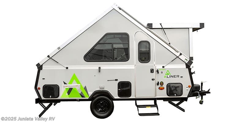 Stock Image for 2025 Aliner Rear Sofa (options and colors may vary)