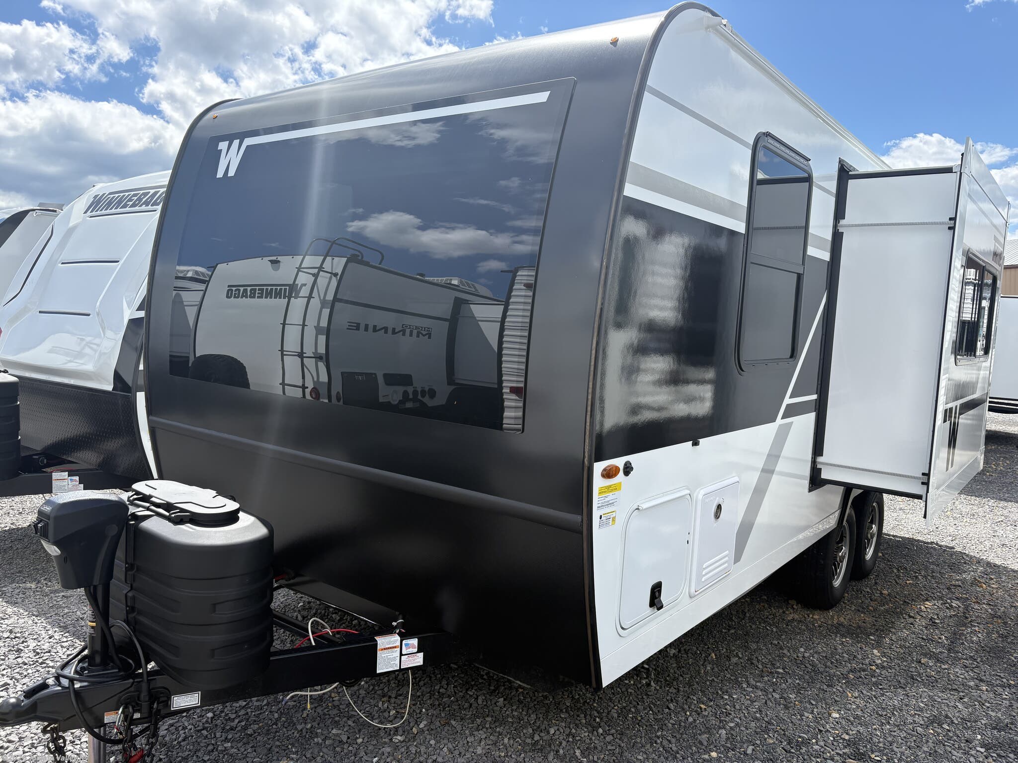 2026 Winnebago Thrive 18FBS - New Travel Trailer For Sale by Juniata Valley RV in Mifflintown, Pennsylvania features Exterior Speakers, External Shower, Refrigerator, Awning, Shower