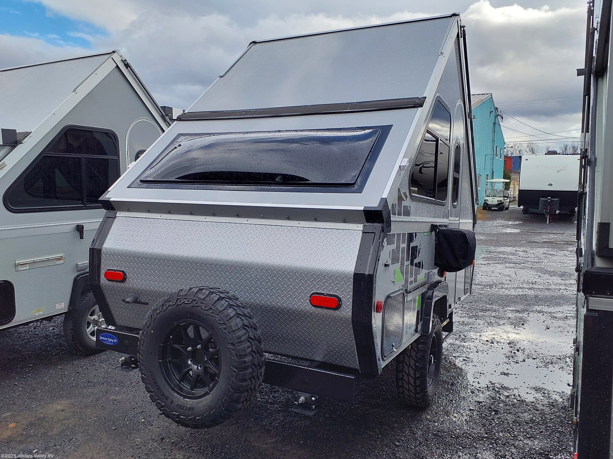 2026 Aliner Ranger 12 - New Popup For Sale by Juniata Valley RV in Mifflintown, Pennsylvania features Fire Extinguisher, Auxiliary Battery, Refrigerator (12V), Spare Tire Kit, 30 Amp Service