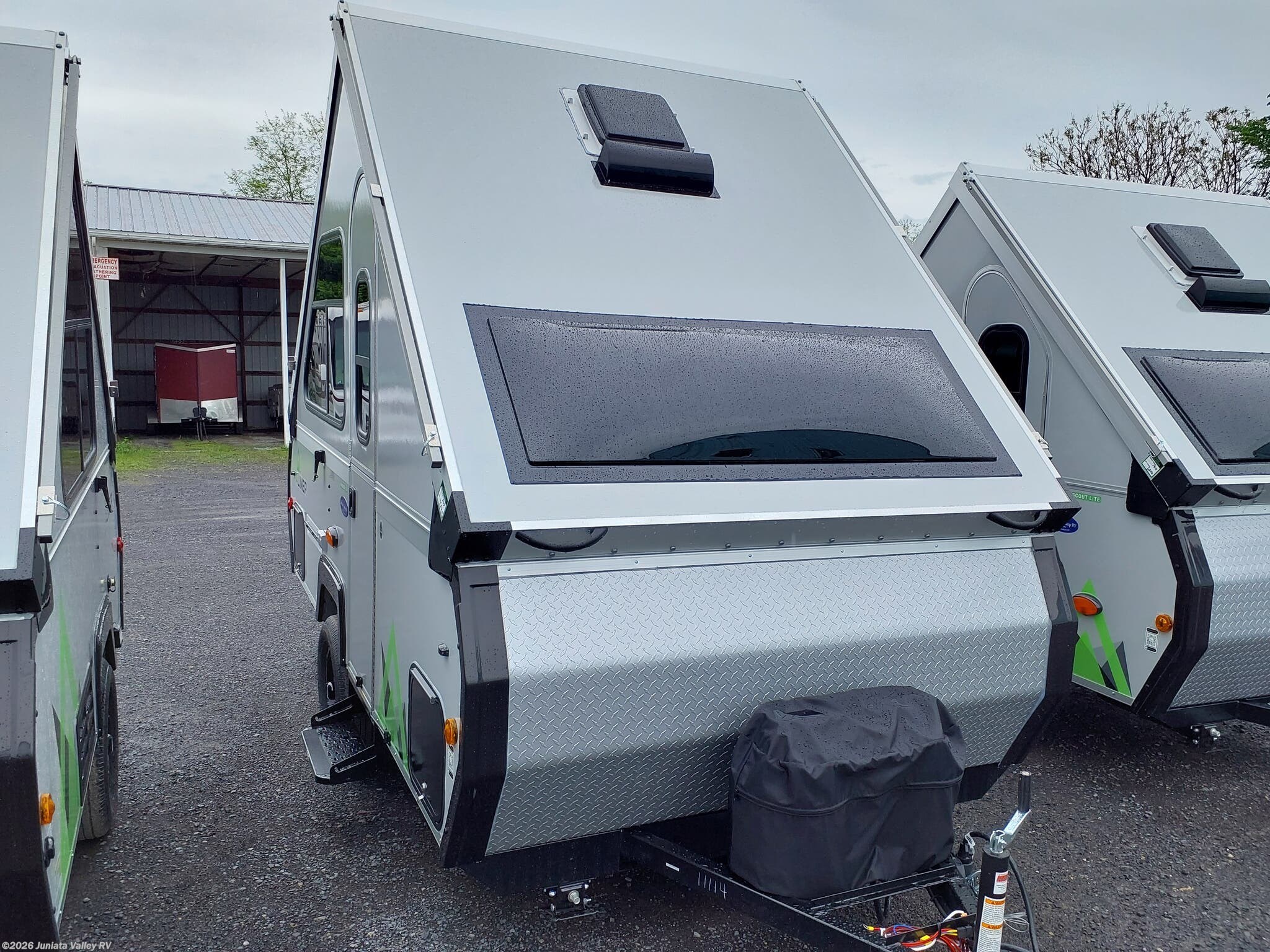 2026 Aliner Ranger 12 - New Popup For Sale by Juniata Valley RV in Mifflintown, Pennsylvania features Refrigerator, Skylight, Fire Extinguisher, LP Detector, Air Conditioning