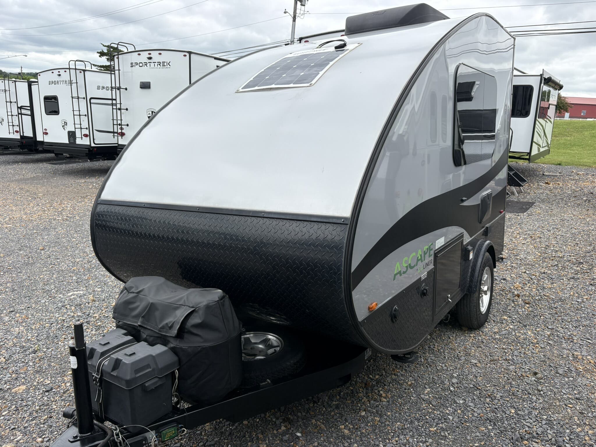 2018 Aliner Ascape A-Plus - Used Travel Trailer For Sale by Juniata Valley RV in Mifflintown, Pennsylvania features Water Heater, TV Antenna, Shower, 30 Amp Service, Refrigerator