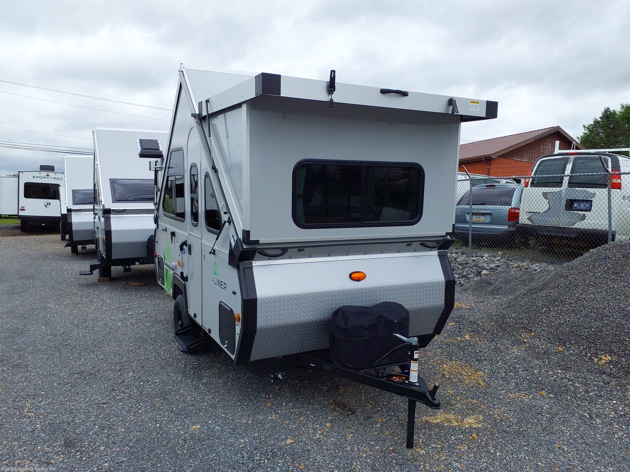 2026 Aliner Classic Base - New Popup For Sale by Juniata Valley RV in Mifflintown, Pennsylvania features LP Detector, Skylight, Refrigerator, Spare Tire Kit, Propane