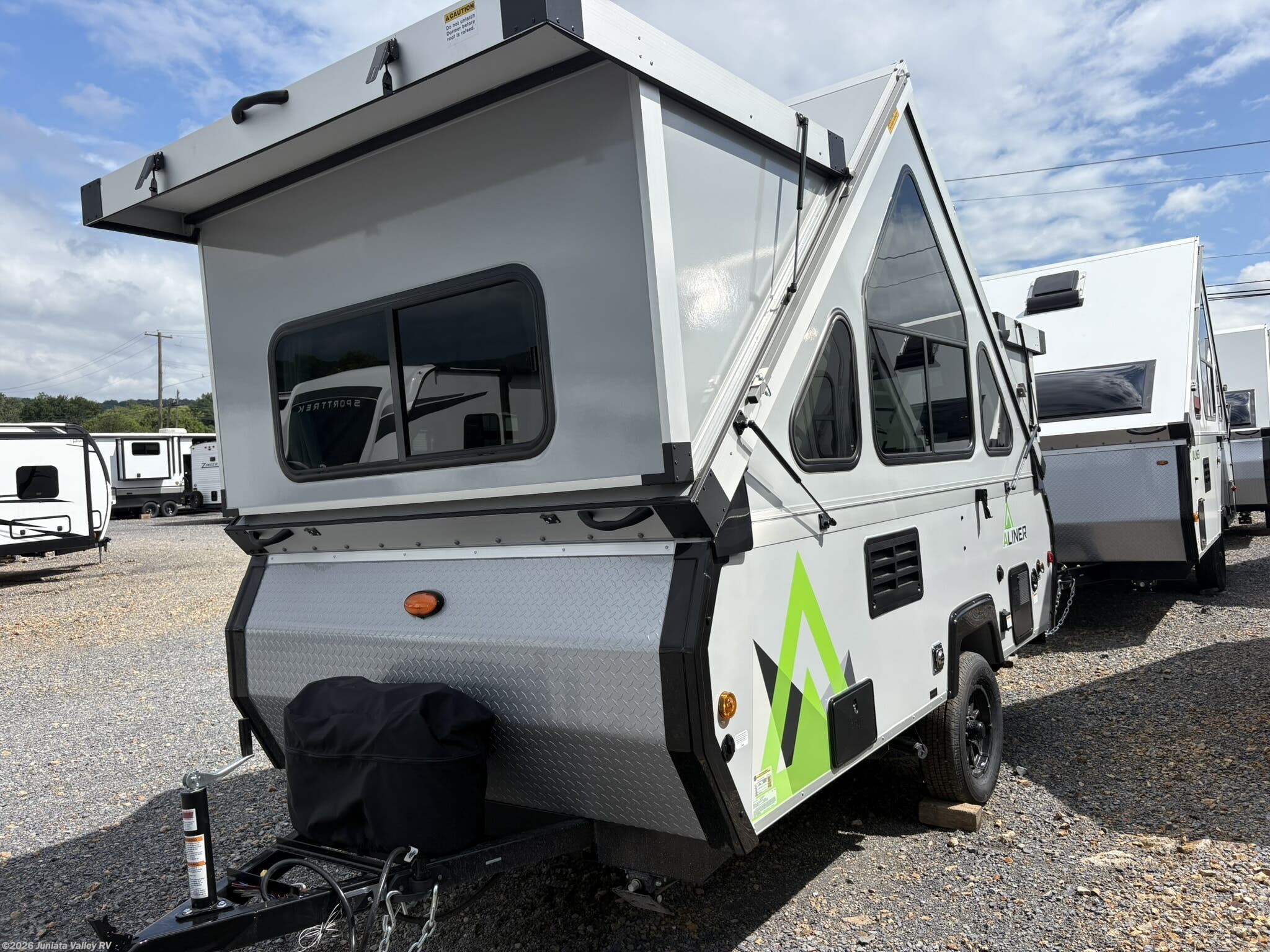 2026 Aliner Classic - New Popup For Sale by Juniata Valley RV in Mifflintown, Pennsylvania features Living Quarters, Enclosed Water Tank, Propane, Pet Friendly, LP Detector