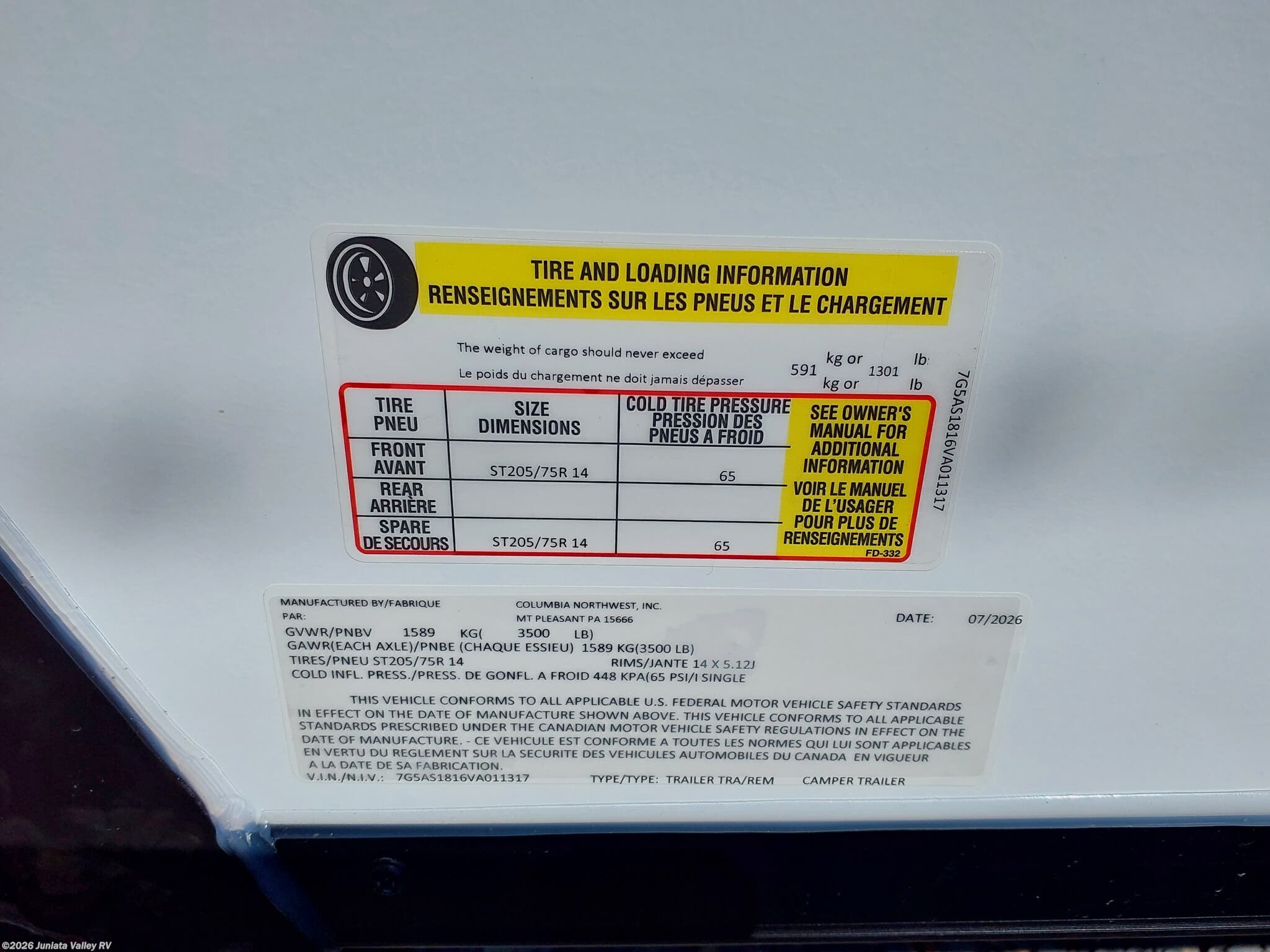 2027 Expedition Rear Sofa by Aliner from Juniata Valley RV in Mifflintown, Pennsylvania