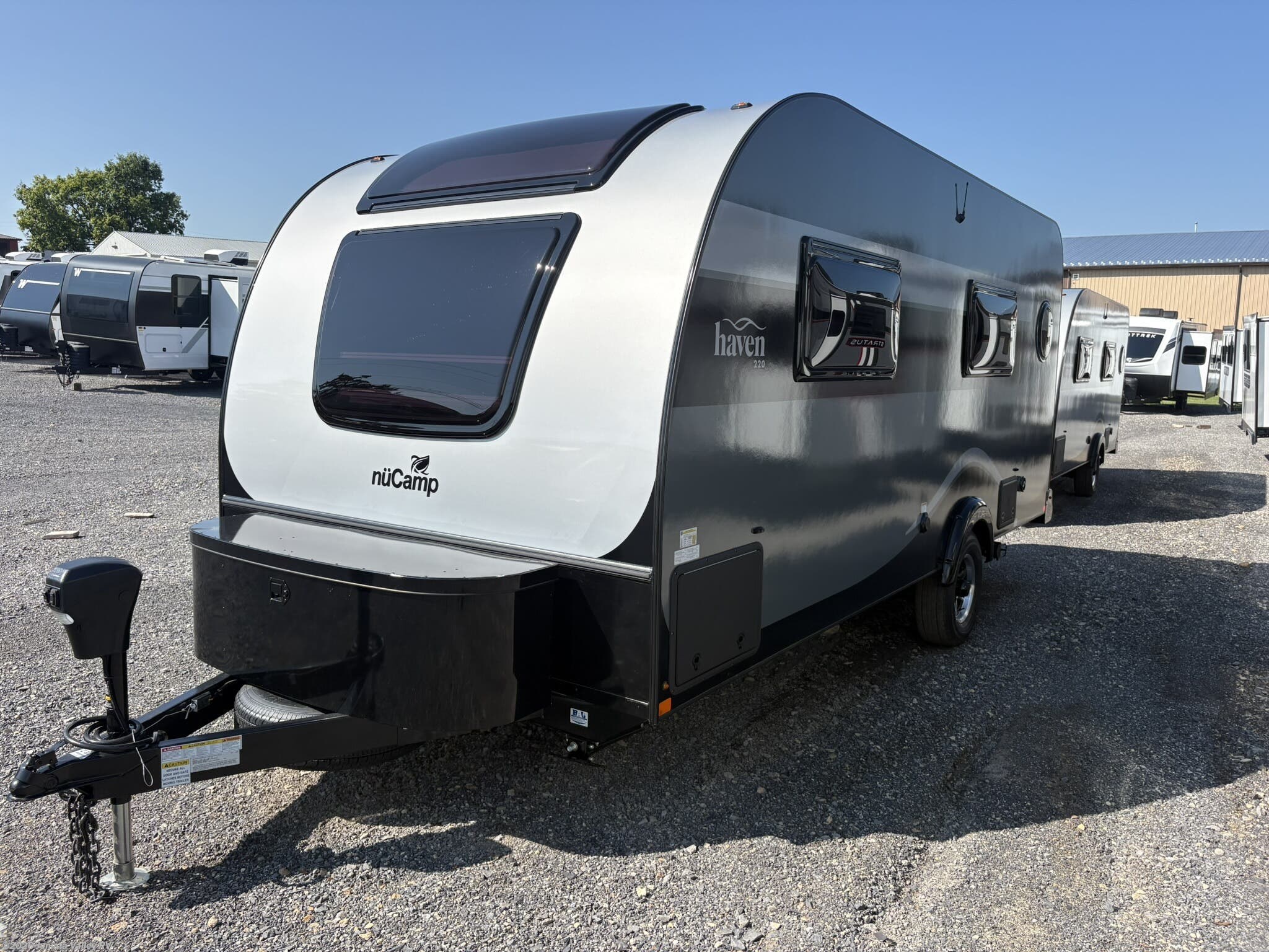 2026 NuCamp Haven Twin - New Travel Trailer For Sale by Juniata Valley RV in Mifflintown, Pennsylvania features Awning, Enclosed Underbelly, Screen Door, Dinette, Propane
