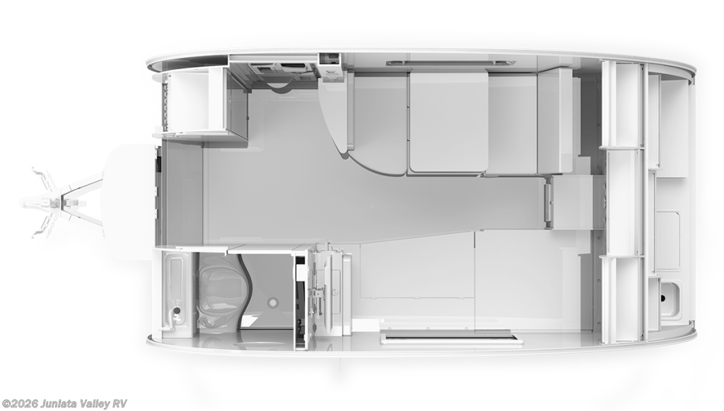 Floorplan of 2026 NuCamp TAB 360 CS Black Canyon