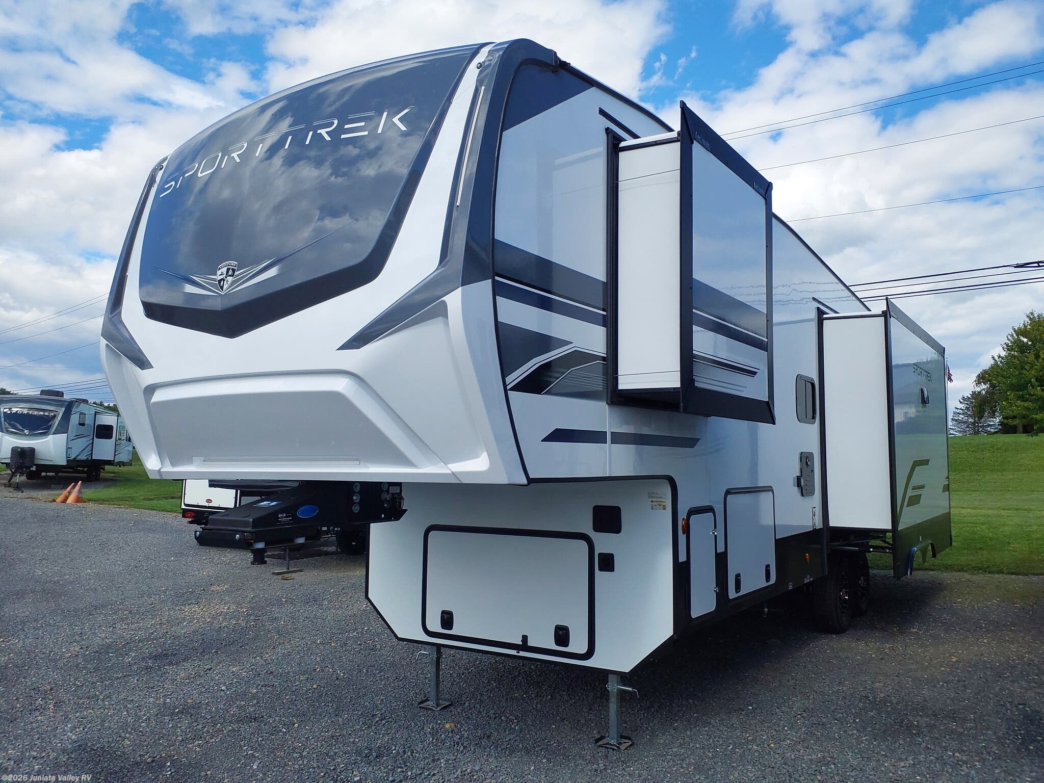 2027 Venture RV SportTrek 303VIK - New Fifth Wheel For Sale by Juniata Valley RV in Mifflintown, Pennsylvania features Tinted Windows, Dinette, Roof Vent, Propane, LP Detector