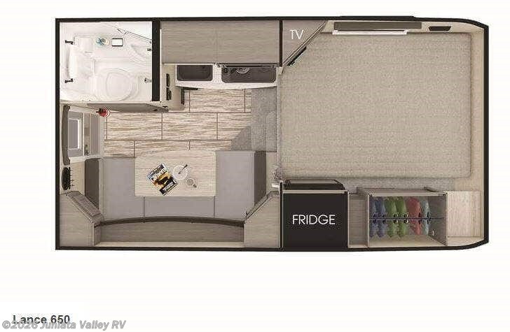 Floorplan of 2027 Lance TC 850