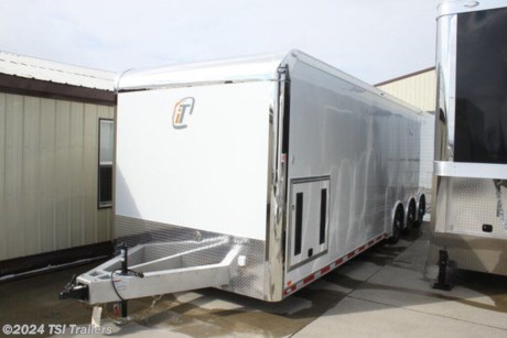 &lt;strong&gt;This is an example of a prior sold unit. If you&#39;re interested in ordering a duplicate of this inTech Trailer we&#39;d be happy to help with that.&lt;/strong&gt;&lt;br&gt; &lt;br&gt; &lt;strong&gt;This is an example of a prior sold unit. If you&#39;re interested in ordering a duplicate of this inTech Trailer we&#39;d be happy to help with that.&lt;/strong&gt;&lt;br&gt;&lt;br&gt;inTech 32&#39; Enclosed Aluminum Car Hauler&lt;br&gt;&lt;br&gt;Product: 6000# Axle Trailers&lt;br&gt;Length: 32.00&lt;br&gt;Width: 8.50&lt;br&gt;Height: 7.00&lt;br&gt;Number of Axles: 3&lt;br&gt;Axle Type: 6000# Torsion Axles&lt;br&gt;Exterior Color: White&lt;br&gt;Interior Color: White&lt;br&gt;Cabinet Color: Medium Charcoal&lt;br&gt;Cove Color: Medium Charcoal&lt;br&gt;Wheel Style: T09 Silver&lt;br&gt;VIN:&amp;nbsp;&lt;br&gt;Model #: BTA8532TTA4&lt;br&gt;&lt;br&gt;Chassis&lt;br&gt;- Full Perimeter Aluminum Frame - All-Tube Aluminum Construction&lt;br&gt;- Triple Tube A-Frame - Dexter Torsion Axles&lt;br&gt;- Electric Brakes - All Axles - Breakaway Battery Kit&lt;br&gt;- 7-Way Trailer Plug - 2 5/16&quot; Ball Coupler&lt;br&gt;- Safety Chains w/ Storage Loop - 5000# Manual Jack&lt;br&gt;- 16&quot; O/C Floor Crossmembers - 16&quot; O/C Wall Studs&lt;br&gt;- 16&quot; O/C Roof Studs - Smooth Aluminum Wheel Boxes&lt;br&gt;- Spread Axle Design w/ Individual Fenderettes - ST235/80R16 Nitro Filled Tires w/ Steel Wheels&lt;br&gt;&lt;br&gt;Interior&lt;br&gt;- One-Piece Aluminum Subfloor Vapor Barrier - 3/4&quot; Plywood Subfloor&lt;br&gt;- (2) 12V Dome Lights w/ Switch - (1) 12V Power Roof Vent w/ Switch&lt;br&gt;- 6.5&#39; Interior Height - (4) 5000# Recessed D-Rings&lt;br&gt;- 4&#39; Interior Beavertail&lt;br&gt;&lt;br&gt;Exterior&lt;br&gt;- .030 Aluminum Skin - Screwless/Rivetless Aluminum Exterior&lt;br&gt;- One Piece Aluminum Roof - Arched &amp;amp; Trussed Walk-On Service Roof&lt;br&gt;- 3&quot; Upper and Lower Rub Rail - LED Premium Clearance Lights&lt;br&gt;- LED Slimline Tail Lights - 24&quot; ATP Stoneguard&lt;br&gt;- 36&quot; 405 Series Entrance Door - FMVSS Premium Entrance Door Latch&lt;br&gt;- Color Matched Front Verticals - Rear Ramp Door w/ Gapless Continuous Hinge&lt;br&gt;- Aluminum Bar Locks - Rear Ramp Door - Rear Skid Plates&lt;br&gt;&lt;br&gt;Selected Options:&lt;br&gt;1 each 32&#39; iCon Package (Tag)&lt;br&gt;Exterior Upgrades&lt;br&gt;- Upgrade to 7&#39; Interior Height - Extended Tongue&lt;br&gt;- Upgrade to 48&quot; 405 Series Door - FMVSS Side Door Lock&lt;br&gt;- Aluminum Slide Out Step - Upgrade to Aluminum Wheels&lt;br&gt;- Upgrade to .040 Exterior Aluminum Skin - Upgrade to Cast Corners w/ Stainless Steel Verticals &amp;amp; Radius&lt;br&gt;- Stainless Steel Rear Header &amp;amp; Posts - Upgrade to 4&quot; Upper &amp;amp; Lower Side Trim&lt;br&gt;- Upgrade to Stainless Steel Paddle Latches - 40&quot; x 36&quot; 405 Series Generator Door&lt;br&gt;- Awning Rail&lt;br&gt;Electrical Upgrades&lt;br&gt;- 50 Amp Electrical Service - 50 Amp Gen Prep w/ Transfer Switch&lt;br&gt;- Requires 240V Panel Upgrade to Use 240V - Motorbase Plug &amp;amp; 25&#39; Shore Cord&lt;br&gt;- 12V Battery &amp;amp; Box Wired - 12V Fuse Panel&lt;br&gt;- 60 Amp Converter for 12V - (3) 15 Amp Interior Recepts&lt;br&gt;- (1) 15 Amp Exterior Recept - (4) 12V 18&quot; LED Interior Lights - Replaces Domes&lt;br&gt;- 3 Way Light Switch for Interior LED Lights - (2) 120V 500 Watt Quartz Halogen Lights&lt;br&gt;- 12V Cutoff Switch - Upgrade to Panel Lite Exterior Lights&lt;br&gt;- Upgrade to Dual Brake Lights&lt;br&gt;Interior Upgrades&lt;br&gt;- Screwless Aluminum Walls &amp;amp; Ceiling - Add Roof Vent w/ Wire for Future AC&lt;br&gt;- Extruded Aluminum Floor - Extruded Aluminum Ramp&lt;br&gt;- One Piece Aluminum Transition Flap - 8&#39; Premium Aluminum Upper Cabinet&lt;br&gt;- 8&#39; Premium Aluminum L Shaped Lower Cabinet - LED Light Under Upper Cabinet&lt;br&gt;- Gen Compartment in L Cabinet - 8&#39; Interior Height Maximum w/ Package&lt;br&gt;2 each Upgrade 500W Quartz Recessed Light to Whelen 900 Series Super LED&lt;br&gt;- Dimmer Switch Included&lt;br&gt;1 each Upgrade to Extended Beavertail&lt;br&gt;1 each Rear Caster Wheels - Pair&lt;br&gt;1 each Spare ST235/80R16 on Steel Wheel&lt;br&gt;1 each Upgrade to Aluminum 16&quot; Wheel From 16&quot; Steel Wheel SPARE TIRE&lt;br&gt;1 each Spare Tire Wall Mount - Specify Location (Interior or Exterior)&lt;br&gt;1 each Add 12V 18&quot; LED Interior Light&lt;br&gt;- Maximum of (6) Per Switch&lt;br&gt;2 each Add LED Clearance Light (Ea)&lt;br&gt;4 each Add 5000# D-Ring - Recessed&lt;br&gt;(4) ADDITIONAL LOCATED BESIDE BAS http://www.tsitrailers.com/--xInventoryDetail?id=3838769