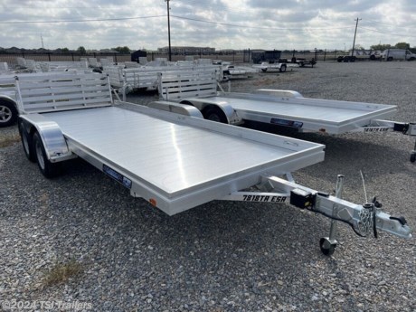 &lt;h3&gt; 2024 Aluma ES 7818TA ESA&lt;/h3&gt;&lt;p&gt; Aluma is proud to introduce their new product line, Aluma ES, making their famous high-quality products affordable for every hauler. Starting at $1899 in the wood deck models, these trailers set our price to bring our top quality trailers to you without sacrificing our trusted all-aluminum build that guarantees dependability. Aluma ES is covered by our 5 year warranty and the peace of mind that comes with investing in Aluma - your longest lasting trailer. The ESA Aluminum models currently include our 78&amp;#8221; wide bed in lengths of 10&amp;#8217;, 12&amp;#8217;, and 14&amp;#8217;. The ESW Wood Decks come in 6800 and 7800 series sizes. Each comes standard with a 3500 lb. rubber torsion axle, 14 in steel wheels, 800 lb. swivel tongue jack, aluminum tailgate, and special options available.&lt;/p&gt;&lt;strong&gt;Features may include:&lt;/strong&gt;&lt;ul&gt; &lt;li&gt; 2 3500# Rubber torsion axle (rated at 2990#) - Brakes on both axles - Easy lube hubs&lt;/li&gt;&lt;/ul&gt;&lt;ul&gt; &lt;li&gt; Aluminum fenders&lt;/li&gt;&lt;/ul&gt;&lt;ul&gt; &lt;li&gt; 2 x 8 #1 grade pressure-treated floor&lt;/li&gt;&lt;/ul&gt;&lt;ul&gt; &lt;li&gt; 4) Tie down loops (2 per side)&lt;/li&gt;&lt;/ul&gt;&lt;ul&gt; &lt;li&gt; Swivel tongue jack, 800# capacity&lt;/li&gt;&lt;/ul&gt;&lt;ul&gt; &lt;li&gt; Aluminum tailgate - 75.5&quot; wide x 44&quot; long&lt;/li&gt;&lt;/ul&gt; http://www.tsitrailers.com/--xInventoryDetail?id=7312848