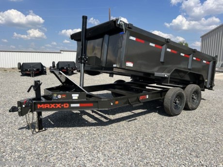 &lt;h3&gt; 2024 MAXXD Trailers DTX DTX8314&lt;/h3&gt;&lt;strong&gt;Maximum Dumping Leverage&lt;/strong&gt;&lt;p&gt; We offer an incredible amount of variety and customization in all the dump trailers we offer, but the DTX takes it up a notch. It&amp;#8217;s equally at home hauling loose brush loads or heavy equipment.&lt;/p&gt;&lt;p&gt; Based on an 8&amp;#8221; I-beam frame, the DTX features a heavy-duty direct-push telescoping cylinder. The direct-push cylinder design puts less stress on the trailer, and easier tilting of the dump bed. We house the KTI hydraulic pump and Interstate battery in a unique full-width, internally split toolbox. This protects the heart of the hydraulics system and provides a convenient place for chains and other important tools.&lt;/p&gt;&lt;p&gt; You can also choose to outfit the DTX with 4&amp;#8217; tall Tuff Sides, but not 2&amp;#8217; sides. These sides provide a massive 3&amp;#8221; top cap surface that wraps partially down the side of the trailer. These top rails are then supported with flared steel side supports. Combined, they help form a bed that&amp;#8217;s extremely resistant to warping, dents, and damage. All of our dumps come equipped with tarp-kits as a standard feature.&lt;/p&gt;&lt;p&gt; Like all MAXX-D Trailers, the DTX I-beam dump model is finished with our industry-leading powder coating process. Six different steps all work together to give your trailer a premium powder-coated steel surface with unmatched durability.&lt;/p&gt;&lt;p&gt; Through our expansive dealer network, we give you the option to configure your DTX low profile dump trailer with a variety of options to fit your needs. Whether it&amp;#8217;s an extra set of D-rings, solar battery charger, or your choice of side height and configuration, you can get a DTX that&amp;#8217;s perfect for whatever it is you&amp;#8217;re building.&lt;/p&gt;&lt;p&gt; With both gooseneck and bumper pull styles available, the DTX is an ideal choice for construction, roofing, agriculture, landscaping, and any other large projects you can dream of. Build something great with a DTX I-beam dump trailer!&lt;/p&gt;&lt;p&gt; We build each DTX with a standard GVWR of 14,000 lbs and twin 7K Dexter electric brake axles. You can configure these versatile dumps in lengths of 12&amp;#8217;, 14&#39;, and 16&#39; with base weights ranging from 4,750 lbs to 5,150 lbs.&lt;/p&gt; http://www.tsitrailers.com/--xInventoryDetail?id=9652598