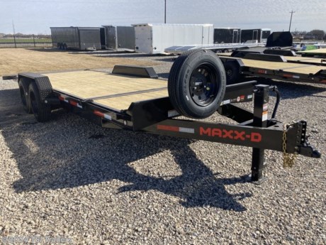 &lt;h3&gt; 2023 MAXXD Trailers G8X G8X8322&lt;/h3&gt;&lt;strong&gt;Heavy Duty Features, Simple Operation&lt;/strong&gt;&lt;p&gt; The G8X is the split deck, gravity tilting version of our best-in-class T8X powered tilt trailer. The G8X tilt deck equipment trailer offers a hydraulically dampened tilting deck, with your choice of a 4&amp;#8217;, 6&amp;#8217;, 8&amp;#8217;, 10&amp;#8217; or 12&amp;#8217; stationary front deck. This gives you room to load cargo up front and still have the option to haul heavier equipment like tractors, skid steers, recreational vehicles, and SUVs or cars.&lt;/p&gt;&lt;p&gt; Available in 22&amp;#8217;, 24&amp;#8217;, 26&amp;#8217;, 28&amp;#8217;, and 30&amp;#8217; total lengths, the G8X tilt deck equipment trailer comes standard with two 7K Dexter torsion electric brake axles for a standard GVRW of 14,000 pounds. These torsion axles provide a smoother ride and a longer warranty than comparable spring axles, as well as a lower overall ride height. Combined with the mechanically simple, easy-to-tilt bed, these lower axles make your G8X tilt deck equipment trailer safe and easy to load.&lt;/p&gt;&lt;p&gt; A rugged knife-edge rear deck brings the back of the trailer all the way to the ground when the bed is tilted, making it ideal for loading low-clearance equipment and vehicles. The diamond-plate steel edge provides enhanced durability for this high-wear area as well. The G8X also includes bullnose D-rings and a full-length stake pocket and rub rail system for plenty of options when tying down your vehicles.&lt;/p&gt;&lt;p&gt; Like all MAXX-D trailers, the G8X tilt deck equipment trailer is finished with our industry-leading powder coating process. Six different steps all work together to give your tilt trailer a premium powder-coated steel surface with unmatched durability.&lt;/p&gt;&lt;p&gt; Through our expansive dealer network, we give you the option to configure your G8X tilt deck equipment trailer with a variety of options to fit your needs. Whether it&amp;#8217;s an extra set of D-rings, flooring style, coupler configuration, or your choice of jack, you can get a G8X that&amp;#8217;s perfect for whatever it is you&amp;#8217;re building.&lt;/p&gt;&lt;p&gt; We build the G8X tilt deck equipment trailer in an 83&amp;#8221; deck width or a 102&amp;#8221; overall width with drive-over fenders, in either gooseneck or bumper pull configurations. Build something great with the G5X gravity tilt equipment trailer!&lt;/p&gt; http://www.tsitrailers.com/--xInventoryDetail?id=10025063