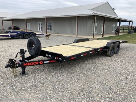&lt;h3&gt; 2023 MAXXD Trailers G6X G6X8324&lt;/h3&gt;&lt;strong&gt;The Best Of Both Worlds&lt;/strong&gt;&lt;p&gt; The G6X is the split deck, gravity tilting version of our best-in-class T6X powered tilt trailer. The G6X gravity tilt trailer offers a hydraulically dampened tilting deck, with your choice of a 4&amp;#8217;, 6&amp;#8217; or 8&amp;#8217; stationary front deck. This gives you room to load cargo up front and still have the option to haul equipment like cars, skid steers, scissor lifts, or small forklifts in the back.&lt;/p&gt;&lt;p&gt; Available in 20&amp;#8217;, 22&amp;#8217; and 24&amp;#8217; lengths, the G6X gravity tilt car trailer comes standard with two 7K Dexter torsion electric brake axles for a GVRW of 14,000 pounds. These torsion axles provide a smoother ride and a longer warranty than comparable spring axles, as well as a lower overall ride height. Combined with the mechanically simple, easy-to-tilt bed, these lower axles make your G6X gravity tilt car trailer safe and easy to load.&lt;/p&gt;&lt;p&gt; A rugged knife-edge rear deck brings the back of the trailer all the way to the ground when the bed is tilted, making it ideal for loading low-clearance equipment&lt;/p&gt;&lt;p&gt; like scissor lifts and lighter forklifts. The diamond-plate steel edge provides enhanced durability for this high-wear area as well.&lt;/p&gt;&lt;p&gt; Like all MAXX-D trailers, the G6X gravity tilt car trailer is finished with our industry-leading powder coating process. Six different steps all work together to give your tilt trailer a premium powder-coated steel surface with unmatched durability.&lt;/p&gt;&lt;p&gt; Through our expansive dealer network, we give you the option to configure your G6X gravity tilt trailer with a variety of options to fit your needs. Whether it&amp;#8217;s an extra set of D-rings, flooring style, coupler configuration, or your choice of jack, you can get a G6X that&amp;#8217;s perfect for whatever it is you&amp;#8217;re building.&lt;/p&gt;&lt;p&gt; We build the G6X gravity tilt trailer in an 83&amp;#8221; deck width or a 102&amp;#8221; overall width with drive-over fenders, in either gooseneck or bumper pull configurations. Build something great with the G6X gravity tilt car trailer!&lt;/p&gt; http://www.tsitrailers.com/--xInventoryDetail?id=10426529