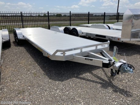 &lt;h3&gt; 2023 Aluma Tandem Axle Utility Trailers 8224H&lt;/h3&gt;&lt;p&gt; Choose from our large variety of open utility trailers to find the perfect fit for your needs! Aluma offers a huge selection of lightweight single axle, heavy-duty, and tandem axle utility trailers for hauling golf carts, ATVs, UTVs, motorcycles, cars, work supplies, off-roading 4x4 vehicles, sport, and more!&lt;/p&gt;&lt;p&gt; Find the right lightweight aluminum, tandem axle utility trailer for you. These open flatbed car trailers are perfect car haulers for collector cars, antique vehicles, and off-roading 4x4 vehicles.&lt;/p&gt;&lt;strong&gt;Features may include:&lt;/strong&gt;&lt;ul&gt; &lt;li&gt; Removable aluminum fenders&lt;/li&gt;&lt;/ul&gt;&lt;ul&gt; &lt;li&gt; Extruded aluminum floor&lt;/li&gt;&lt;/ul&gt;&lt;ul&gt; &lt;li&gt; Front &amp;amp; side retaining rails&lt;/li&gt;&lt;/ul&gt;&lt;ul&gt; &lt;li&gt; 2) 6&#39; Aluminum ramps with storage underneath&lt;/li&gt;&lt;/ul&gt;&lt;ul&gt; &lt;li&gt; 8) Stake pockets (4 per side)&lt;/li&gt;&lt;/ul&gt;&lt;ul&gt; &lt;li&gt; 4) Recessed tie rings, SS 2000 lb.&lt;/li&gt;&lt;/ul&gt;&lt;ul&gt; &lt;li&gt; 2) Fold-down rear stabilizer jacks&lt;/li&gt;&lt;/ul&gt;&lt;ul&gt; &lt;li&gt; Single-wheel swivel tongue jack, 1500 lb. capacity&lt;/li&gt;&lt;/ul&gt;&lt;ul&gt; &lt;li&gt; Safety chains&lt;/li&gt;&lt;/ul&gt;&lt;ul&gt; &lt;li&gt; Pull out ramps&lt;/li&gt;&lt;/ul&gt; http://www.tsitrailers.com/--xInventoryDetail?id=8440065