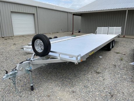 *Spare, mount, and side rail are additional options*&lt;br&gt; &lt;br&gt; &lt;h3&gt; 2023 Aluma Tandem Axle Utility 1030H BT&lt;/h3&gt;&lt;p&gt; Find the right lightweight aluminum, tandem axle utility trailer for you. These open flatbed car trailers are perfect car haulers for collector cars, antique vehicles, and off-roading 4x4 vehicles.&lt;/p&gt;&lt;strong&gt;Features may include:&lt;/strong&gt;&lt;ul&gt; &lt;li&gt; 2) 3500 lbs. Rubber torsion axles - Easy lube hubs&lt;/li&gt;&lt;/ul&gt;&lt;ul&gt; &lt;li&gt; 2) 5200 lbs. Rubber torsion axles&lt;/li&gt;&lt;/ul&gt;&lt;ul&gt; &lt;li&gt; Electric brakes &amp;amp; breakaway kit&lt;/li&gt;&lt;/ul&gt;&lt;ul&gt; &lt;li&gt; ST205/75R14 LRC radial tires (1760 lbs. cap/tire)&lt;/li&gt;&lt;/ul&gt;&lt;ul&gt; &lt;li&gt; Aluminum wheels, 5-4.5 BHP&lt;/li&gt;&lt;/ul&gt;&lt;ul&gt; &lt;li&gt; Extruded aluminum floor&lt;/li&gt;&lt;/ul&gt;&lt;ul&gt; &lt;li&gt; A-framed aluminum tongue with 2-5/16&quot; coupler&lt;/li&gt;&lt;/ul&gt;&lt;ul&gt; &lt;li&gt; Bi-fold tailgate (2 individual gates) OR 2) 6&#39; Aluminum ramps&lt;/li&gt;&lt;/ul&gt;&lt;ul&gt; &lt;li&gt; Front &amp;amp; side retaining rails(Trailers can be ordered with side rubrail - 96&quot; bed width)&lt;/li&gt;&lt;/ul&gt;&lt;ul&gt; &lt;li&gt; LED Lighting package, safety chains&lt;/li&gt;&lt;/ul&gt;&lt;ul&gt; &lt;li&gt; 2) Fold-down rear stabilizer jacks&lt;/li&gt;&lt;/ul&gt;&lt;ul&gt; &lt;li&gt; 4) Recessed tie rings, SS lbs. 5000&lt;/li&gt;&lt;/ul&gt;&lt;ul&gt; &lt;li&gt; Dove tail, 48&quot; long with 8&quot; drop&lt;/li&gt;&lt;/ul&gt;&lt;ul&gt; &lt;li&gt; Swivel tongue jack, 1500 lbs. capacity&lt;/li&gt;&lt;/ul&gt; http://www.tsitrailers.com/--xInventoryDetail?id=10777897