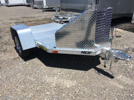 &lt;h3&gt; 2024 Aluma Motorcycle Trailers MC1F&lt;/h3&gt;&lt;p&gt; Aluma offers a complete aluminum motorcycle trailer line. Whether you need a pull behind motorcycle trailer to haul your cargo, or a towable motorcycle or trike trailer, Aluma gets you there quickly and reliably.&lt;/p&gt;&lt;strong&gt;Features may include:&lt;/strong&gt;&lt;ul&gt; &lt;li&gt; 2000 lb. Rubber torsion axle - No brakes - Easy lube hubs&lt;/li&gt;&lt;/ul&gt;&lt;ul&gt; &lt;li&gt; ST175/80R13 LRC rad trail (1360 lb. cap/tire)&lt;/li&gt;&lt;/ul&gt;&lt;ul&gt; &lt;li&gt; Aluminum wheels&lt;/li&gt;&lt;/ul&gt;&lt;ul&gt; &lt;li&gt; Aluminum fenders&lt;/li&gt;&lt;/ul&gt;&lt;ul&gt; &lt;li&gt; Extruded aluminum floor&lt;/li&gt;&lt;/ul&gt;&lt;ul&gt; &lt;li&gt; 4) Tie down loops (2 per side)&lt;/li&gt;&lt;/ul&gt;&lt;ul&gt; &lt;li&gt; Aluminum ramp (26.75&quot; wide x 46.25&quot; long&lt;/li&gt;&lt;/ul&gt;&lt;ul&gt; &lt;li&gt; Aluminum salt shield / rock guard (24&quot; tall)&lt;/li&gt;&lt;/ul&gt;&lt;ul&gt; &lt;li&gt; 2&#39; Motorcycle bracket&lt;/li&gt;&lt;/ul&gt;&lt;ul&gt; &lt;li&gt; LED Lighting package, safety chains&lt;/li&gt;&lt;/ul&gt;&lt;ul&gt; &lt;li&gt; Swivel tongue jack, 800 lb. capacity&lt;/li&gt;&lt;/ul&gt;&lt;ul&gt; &lt;li&gt; 2&quot; Coupler&lt;/li&gt;&lt;/ul&gt; http://www.tsitrailers.com/--xInventoryDetail?id=8741908