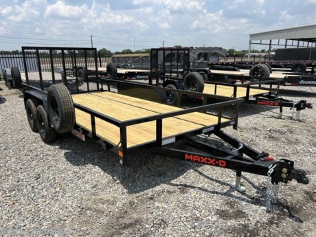 &lt;h3&gt; 2024 MAXXD Trailers U3X U3X8316&lt;/h3&gt;&lt;strong&gt;The Tandem Axle Utility Trailer That&amp;#8217;S Up For The Challenge&lt;/strong&gt;&lt;p&gt; When you need to haul your UTV&amp;#8217;s, ATV&amp;#8217;s, lawnmowers, or materials with your half ton truck, the MAXX-D U3X is ready to get it done. With a GVWR of 7,000 lbs and weighing only 1,800lbs, the U3X is a trailer that&amp;#8217;s great for half ton hauling for many different uses. The deck is 16&amp;#8217; long and 83 inches wide, and has a 15&amp;#8221; tall front rail and sides topped with 2&amp;#8221; square tubing and stake pockets and hooks to make it easy to secure your cargo.&lt;/p&gt;&lt;p&gt; Up front the U3X hooks to your vehicle with a 2&amp;#8221; DEMCO EZ-Latch adjustable coupler, mounted to a 4&amp;#8221; channel wrap tongue and a 3&amp;#8221; x 2&amp;#8221; x &#188;&amp;#8221; steel angle mainframe. The treated wood floor deck is 83&amp;#8221; wide and is supported by 3&amp;#8221; x 2&amp;#8221; angle crossmembers. A 2k swivel jack raises and lowers the front of the trailer, and two 3,500lb brake axles paired with 205/75 radial tires carry the U3X down the road.&lt;/p&gt;&lt;p&gt; Along with steel diamond plate fenders, this trailer has clear LED running lights on the sides and in the rear bumper as well. A spring-assisted 4&amp;#8217; tall steel mesh gate in the rear makes loading your stuff super simple and easy. The gate can fold in and lay inside the bed for less wind drag when hauling the trailer empty.&lt;/p&gt;&lt;p&gt; Like all of our trailers, the U3X is 100% built in Texas, and is ready to get your work done. We build trailers so that you can build something great.&lt;/p&gt; http://www.tsitrailers.com/--xInventoryDetail?id=13954864
