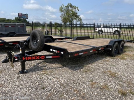 &lt;h3&gt; 2023 MAXXD Trailers G6X G6X8322&lt;/h3&gt;&lt;strong&gt;The Best Of Both Worlds&lt;/strong&gt;&lt;p&gt; The G6X is the split deck, gravity tilting version of our best-in-class T6X powered tilt trailer. The G6X gravity tilt trailer offers a hydraulically dampened tilting deck, with your choice of a 4&amp;#8217;, 6&amp;#8217; or 8&amp;#8217; stationary front deck. This gives you room to load cargo up front and still have the option to haul equipment like cars, skid steers, scissor lifts, or small forklifts in the back.&lt;/p&gt;&lt;p&gt; Available in 20&amp;#8217;, 22&amp;#8217; and 24&amp;#8217; lengths, the G6X gravity tilt car trailer comes standard with two 7K Dexter torsion electric brake axles for a GVRW of 14,000 pounds. These torsion axles provide a smoother ride and a longer warranty than comparable spring axles, as well as a lower overall ride height. Combined with the mechanically simple, easy-to-tilt bed, these lower axles make your G6X gravity tilt car trailer safe and easy to load.&lt;/p&gt;&lt;p&gt; A rugged knife-edge rear deck brings the back of the trailer all the way to the ground when the bed is tilted, making it ideal for loading low-clearance equipment&lt;/p&gt;&lt;p&gt; like scissor lifts and lighter forklifts. The diamond-plate steel edge provides enhanced durability for this high-wear area as well.&lt;/p&gt;&lt;p&gt; Like all MAXX-D trailers, the G6X gravity tilt car trailer is finished with our industry-leading powder coating process. Six different steps all work together to give your tilt trailer a premium powder-coated steel surface with unmatched durability.&lt;/p&gt;&lt;p&gt; Through our expansive dealer network, we give you the option to configure your G6X gravity tilt trailer with a variety of options to fit your needs. Whether it&amp;#8217;s an extra set of D-rings, flooring style, coupler configuration, or your choice of jack, you can get a G6X that&amp;#8217;s perfect for whatever it is you&amp;#8217;re building.&lt;/p&gt;&lt;p&gt; We build the G6X gravity tilt trailer in an 83&amp;#8221; deck width or a 102&amp;#8221; overall width with drive-over fenders, in either gooseneck or bumper pull configurations. Build something great with the G6X gravity tilt car trailer!&lt;/p&gt; http://www.tsitrailers.com/--xInventoryDetail?id=10641912