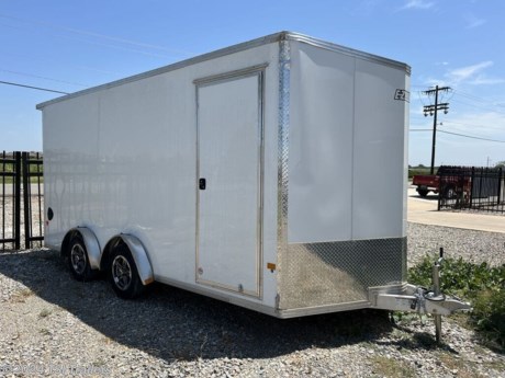 This trailer is being sold AS IS. It was damaged in a wind storm and collided with other trailers on our lot. Current price on a new version of this trailer would be around $14,000. Some pictures show the trailer before it was damaged. The driver&#39;s side of the trailer is undamaged. Call for more information.&lt;br&gt; &lt;br&gt; &lt;h3&gt; 2022 E-Z Hauler 7.5-Wide EZEC7.5x16-IF UTV&lt;/h3&gt;&lt;strong&gt;Features may include:&lt;/strong&gt;&lt;ul&gt; &lt;li&gt; All-Aluminum Construction, Integrated Frame&lt;/li&gt;&lt;/ul&gt;&lt;ul&gt; &lt;li&gt; V-Nose Design (24&quot;)&lt;/li&gt;&lt;/ul&gt;&lt;ul&gt; &lt;li&gt; 7-Way Round Power Connection&lt;/li&gt;&lt;/ul&gt;&lt;ul&gt; &lt;li&gt; 16&quot; O/C Wall Studs&lt;/li&gt;&lt;/ul&gt;&lt;ul&gt; &lt;li&gt; 3&quot; Exterior Trim&lt;/li&gt;&lt;/ul&gt;&lt;ul&gt; &lt;li&gt; (2) 7800 lb. Safety Chains&lt;/li&gt;&lt;/ul&gt;&lt;ul&gt; &lt;li&gt; 24&quot; O/C Floor &amp;amp; Roof Studs&lt;/li&gt;&lt;/ul&gt;&lt;ul&gt; &lt;li&gt; Interior Cove Trim Package&lt;/li&gt;&lt;/ul&gt;&lt;ul&gt; &lt;li&gt; Limited 4-Year Warranty&lt;/li&gt;&lt;/ul&gt;&lt;ul&gt; &lt;li&gt; 2&quot; x 4&quot; Subframe Tubing&lt;/li&gt;&lt;/ul&gt;&lt;ul&gt; &lt;li&gt; 6&#39;7&quot; Interior Height&lt;/li&gt;&lt;/ul&gt;&lt;ul&gt; &lt;li&gt; 12v Wall Switch&lt;/li&gt;&lt;/ul&gt;&lt;ul&gt; &lt;li&gt; 3/4&quot; Water Resistant Decking&lt;/li&gt;&lt;/ul&gt;&lt;ul&gt; &lt;li&gt; 32&quot;x66&quot; Paddle Handle Door&lt;/li&gt;&lt;/ul&gt;&lt;ul&gt; &lt;li&gt; Leaf Spring Suspension (4&quot; Drop)&lt;/li&gt;&lt;/ul&gt;&lt;ul&gt; &lt;li&gt; Plastic Salem Vents&lt;/li&gt;&lt;/ul&gt;&lt;ul&gt; &lt;li&gt; Screwless .030&quot; Bonded Side Panels&lt;/li&gt;&lt;/ul&gt;&lt;ul&gt; &lt;li&gt; 24&quot; Bright Stoneguard&lt;/li&gt;&lt;/ul&gt;&lt;ul&gt; &lt;li&gt; One-Piece Seamless Aluminum Roof&lt;/li&gt;&lt;/ul&gt;&lt;ul&gt; &lt;li&gt; Polished Aluminum Fenders&lt;/li&gt;&lt;/ul&gt;&lt;ul&gt; &lt;li&gt; 3/8&quot; Water Resistant Interior Walls&lt;/li&gt;&lt;/ul&gt;&lt;ul&gt; &lt;li&gt; Rear Ramp w/ Spring Assist&lt;/li&gt;&lt;/ul&gt;&lt;ul&gt; &lt;li&gt; LED Lighting&lt;/li&gt;&lt;/ul&gt;&lt;ul&gt; &lt;li&gt; 10000 lb. Coupler w/ 2 5/16&quot; Ball&lt;/li&gt;&lt;/ul&gt;&lt;ul&gt; &lt;li&gt; 2 Interior Dome Lights w/Wall Switch&lt;/li&gt;&lt;/ul&gt;&lt;ul&gt; &lt;li&gt; 2000 lb. Center Jack w/ Foot&lt;/li&gt;&lt;/ul&gt; http://www.tsitrailers.com/--xInventoryDetail?id=11305627