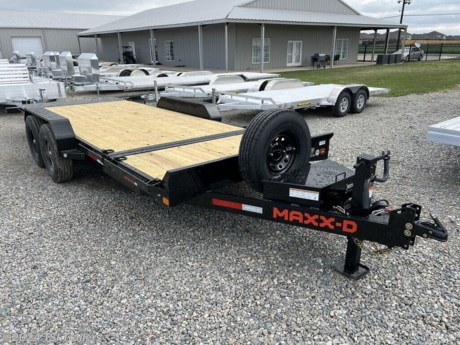 &lt;h3&gt; 2024 MAXXD Trailers G6X G6X8320&lt;/h3&gt;&lt;strong&gt;The Best Of Both Worlds&lt;/strong&gt;&lt;p&gt; The G6X is the split deck, gravity tilting version of our best-in-class T6X powered tilt trailer. The G6X gravity tilt trailer offers a hydraulically dampened tilting deck, with your choice of a 4&amp;#8217;, 6&amp;#8217; or 8&amp;#8217; stationary front deck. This gives you room to load cargo up front and still have the option to haul equipment like cars, skid steers, scissor lifts, or small forklifts in the back.&lt;/p&gt;&lt;p&gt; Available in 20&amp;#8217;, 22&amp;#8217; and 24&amp;#8217; lengths, the G6X gravity tilt car trailer comes standard with two 7K torsion electric brake axles for a GVRW of 14,000 pounds. These torsion axles provide a smoother ride and a longer warranty than comparable spring axles, as well as a lower overall ride height. Combined with the mechanically simple, easy-to-tilt bed, these lower axles make your G6X gravity tilt car trailer safe and easy to load.&lt;/p&gt;&lt;p&gt; A rugged knife edge rear deck brings the back of the trailer all the way to the ground when the bed is tilted, making it ideal for loading low-clearance equipment like scissor lifts and lighter forklifts. The diamond-plate steel edge provides enhanced durability for this high-wear area as well.&lt;/p&gt;&lt;p&gt; Like all MAXX-D trailers, the G6X gravity tilt car trailer is finished with our industry-leading powder coating process. Six different steps all work together to give your tilt trailer a premium powder-coated steel surface with unmatched durability.&lt;/p&gt;&lt;p&gt; Through our expansive dealer network, we give you the option to configure your G6X gravity tilt trailer with a variety of options to fit your needs. Whether it&amp;#8217;s an extra set of D-rings, flooring style, coupler configuration, or your choice of jack, you can get a G6X that&amp;#8217;s perfect for whatever it is you&amp;#8217;re building.&lt;/p&gt;&lt;p&gt; We build the G6X gravity tilt trailer in an 83&amp;#8221; deck width or a 102&amp;#8221; overall width with drive over fenders, in either gooseneck or bumper pull configurations. Build something great with the G6X gravity tilt car trailer!&lt;/p&gt; http://www.tsitrailers.com/--xInventoryDetail?id=15348961