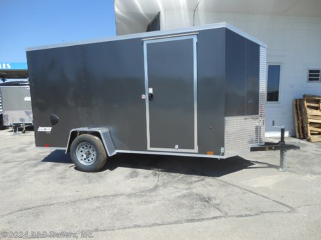 &lt;p&gt;V Nose, Steel Frame, Spring Axle, 15&quot; Tires, 2&quot; Coupler, High Performance Walls, 3/4&quot; Floors, 16&quot; OC Floor and Walls, 24&quot; OC Roof, .030 Exterior, Stoneguard,&amp;nbsp;Side Door, Rear Ramp Door&lt;/p&gt;
&lt;p&gt;&lt;span style=&quot;display: inline !important; float: none; background-color: #ffffff; color: #000000; font-family: Verdana,Arial,Helvetica,sans-serif; font-size: 14px; font-style: normal; font-variant: normal; font-weight: 400; letter-spacing: normal; orphans: 2; text-align: left; text-decoration: none; text-indent: 0px; text-transform: none; -webkit-text-stroke-width: 0px; white-space: normal; word-spacing: 0px;&quot;&gt;Questions? 262-673-4100&lt;/span&gt;&lt;u&gt;&lt;/u&gt;&lt;/p&gt;