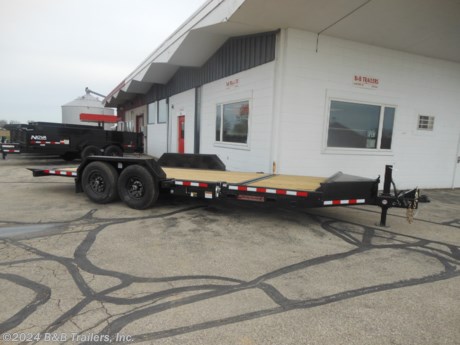 &lt;p&gt;Tilt Bed Trailer, &lt;span style=&quot;display: inline !important; float: none; background-color: #ffffff; color: #000000; font-family: Verdana,Arial,Helvetica,sans-serif; font-size: 14px; font-style: normal; font-variant: normal; font-weight: 400; letter-spacing: normal; orphans: 2; text-align: left; text-decoration: none; text-indent: 0px; text-transform: none; -webkit-text-stroke-width: 0px; white-space: normal; word-spacing: 0px;&quot;&gt;16&#39; tilt plus 4&#39; stationary, &lt;/span&gt;12,000# jack, rubrail, stake pockets, LED Lights, Treated Wood Deck, 20.5&quot; deck height, 16&quot; Tires, Spring Axles, 4 Wheel Electric Brakes, Pallet Fork Holders, Toolbox&lt;/p&gt;
&lt;p&gt;&lt;span style=&quot;display: inline !important; float: none; background-color: #ffffff; color: #000000; font-family: Verdana,Arial,Helvetica,sans-serif; font-size: 14px; font-style: normal; font-variant: normal; font-weight: 400; letter-spacing: normal; orphans: 2; text-align: left; text-decoration: none; text-indent: 0px; text-transform: none; -webkit-text-stroke-width: 0px; white-space: normal; word-spacing: 0px;&quot;&gt;Questions? 262-673-4100&lt;/span&gt;&lt;/p&gt;