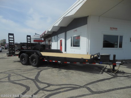 &lt;p&gt;Steel Equipment Trailer, 83&quot; wide, 18&#39; + 2&#39; dovetail, 2-7000# Axles, 2 5/16&quot; Coupler, 4 Wheel Electric Brakes, 16&quot; Tires, Treated Wood Deck, Fold Up Ramps, LED Lights, D Rings, Tool Box, Pallet Fork Holders&lt;/p&gt;
&lt;p&gt;Questions? 262-673-4100&lt;/p&gt;