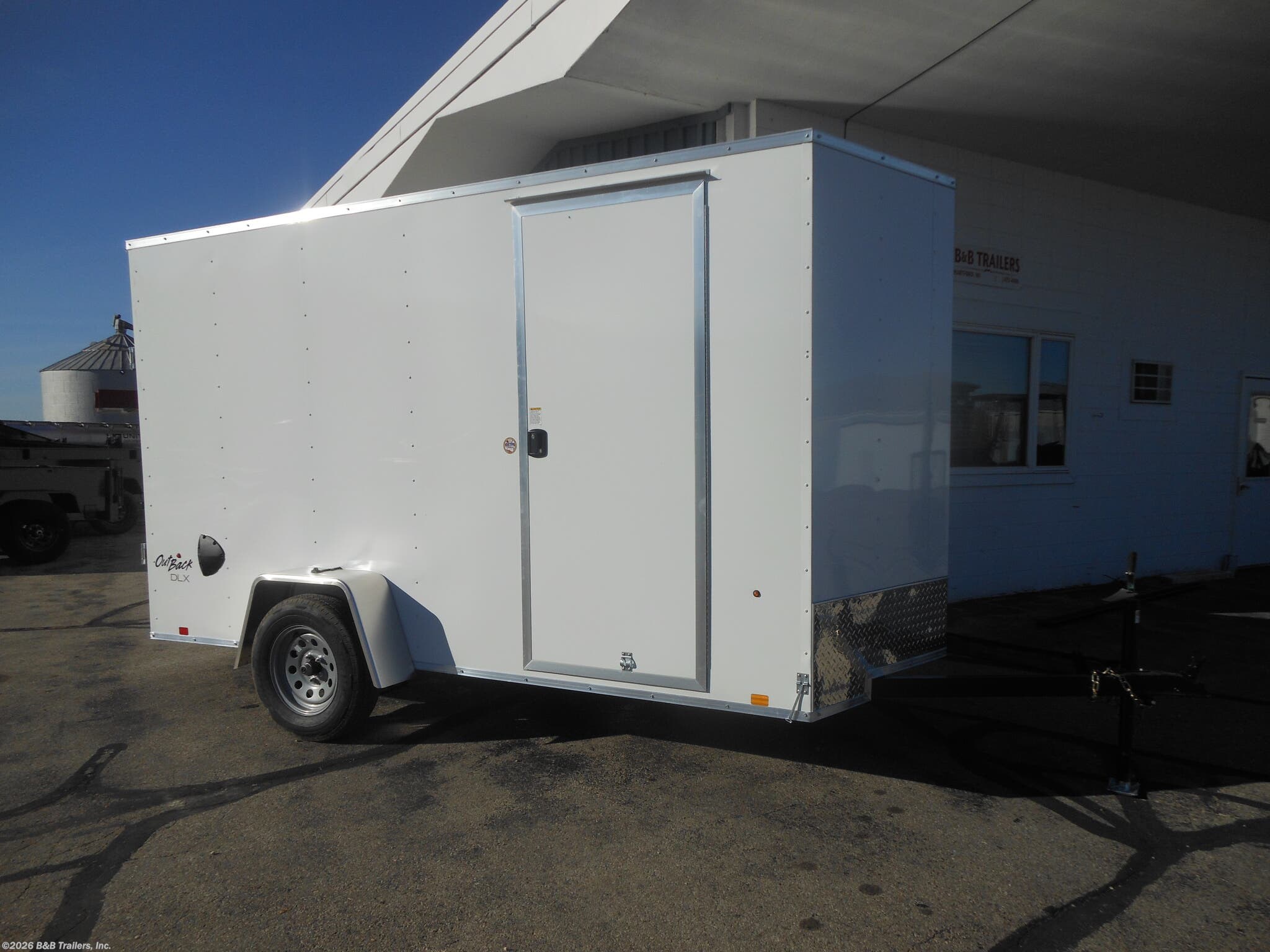 6x12 Cargo Trailer for sale New Pace American OB6x12 TrailersUSA