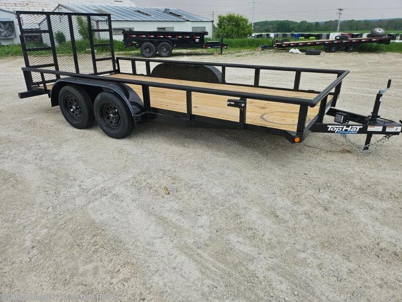 New 2025 Top Hat Medium Pipe Utility 83 X 16 TANDEM UTILITY TRAILER 7000# GVW available in De Pere, Wisconsin