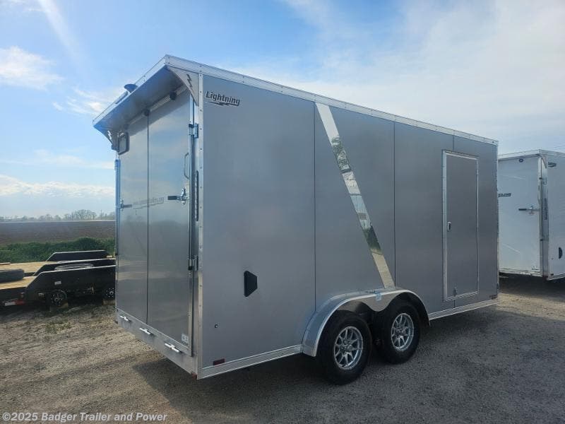 2025 Lightning Trailers V-Nose Cargo SA 7.5 X 14 V NOSE CARGO 7000# GVW - New Cargo Trailer for sale by Badger Trailer and Power in De Pere, Wisconsin