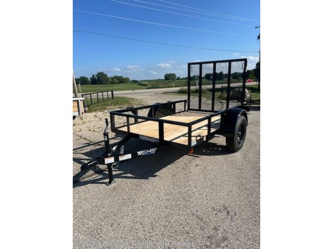 2025 Top Hat Medium Pipe Utility 5 X 8 STEEL UTILITY TRAILER 2990# GVW