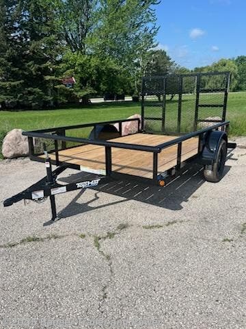 2025 Top Hat Medium Pipe Utility 77 X 10 STEEL UTILITY TRAILER 2990# GVW