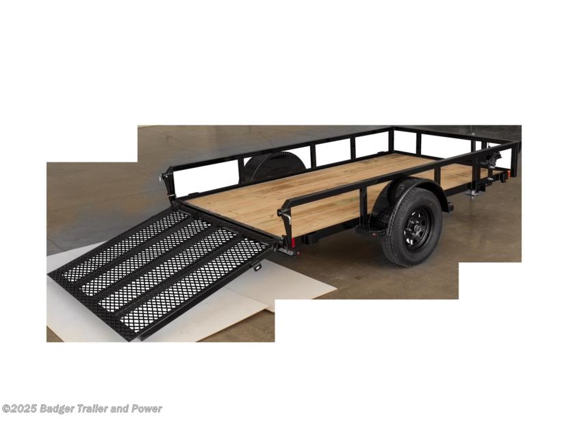 New 2025 H&H H8212RS-030  82 X 12 STEEL UTILITY TRAILER 2990 GVW available in De Pere, Wisconsin