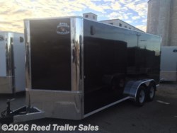 2027 R&M Trailer Mfg 7x16 Black Contractor V - New Cargo Trailer for sale by Reed Trailer Sales in Omaha, Nebraska