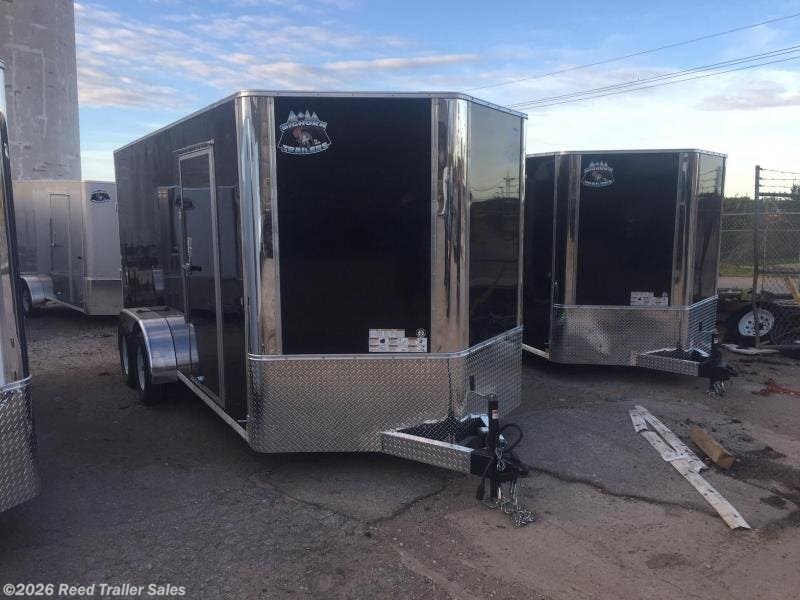 New 2027 R&M Trailer Mfg 7x16 Black Contractor V available in Omaha, Nebraska