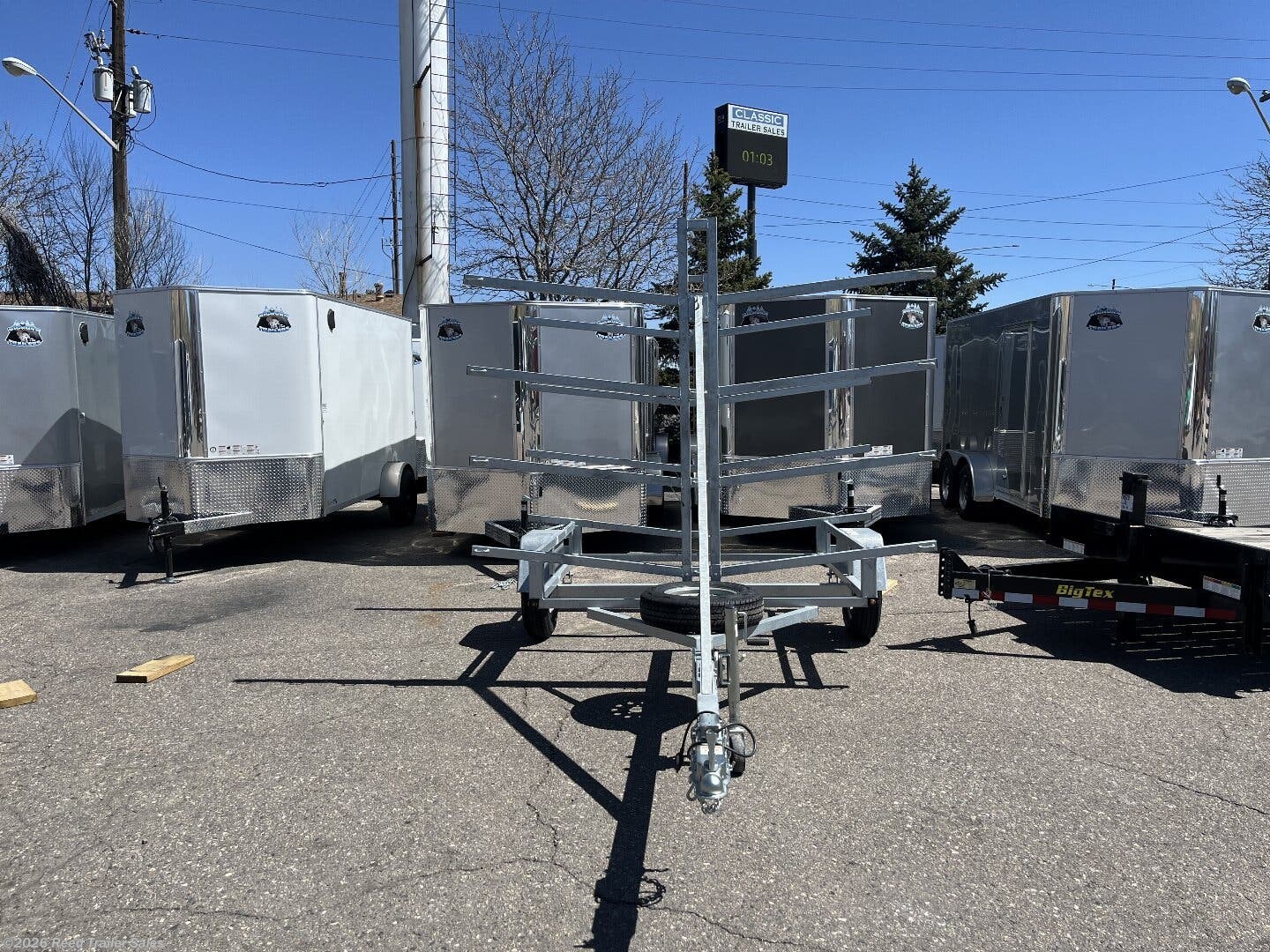 2024 Kayak/Canoe Galvanized Trailer by SportTrail from Reed Trailer Sales in Omaha, Nebraska