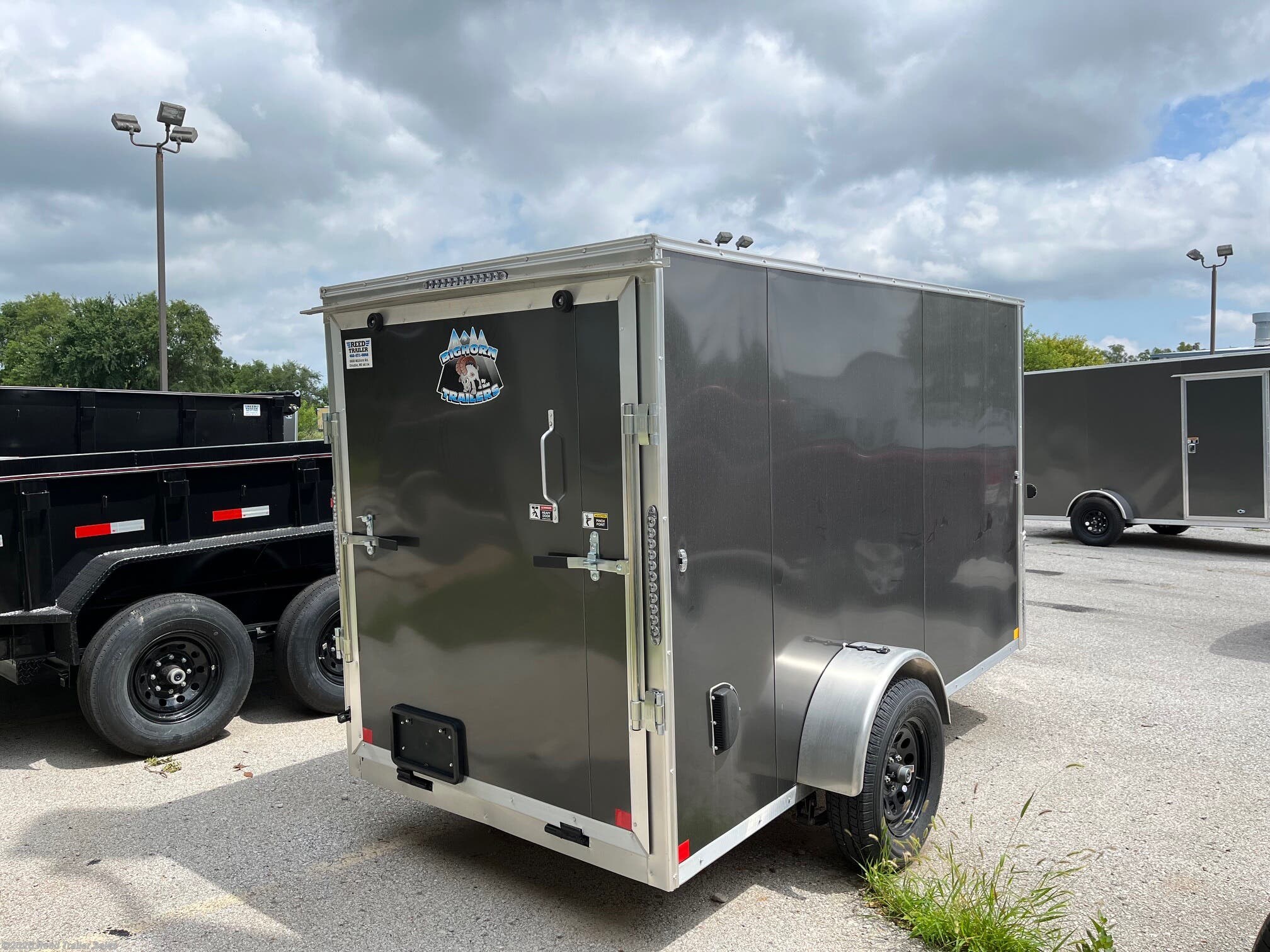 2026 R&M Trailer Mfg 5x10+v-nose Cargo Trailer - New Cargo Trailer for sale by Reed Trailer Sales in Omaha, Nebraska