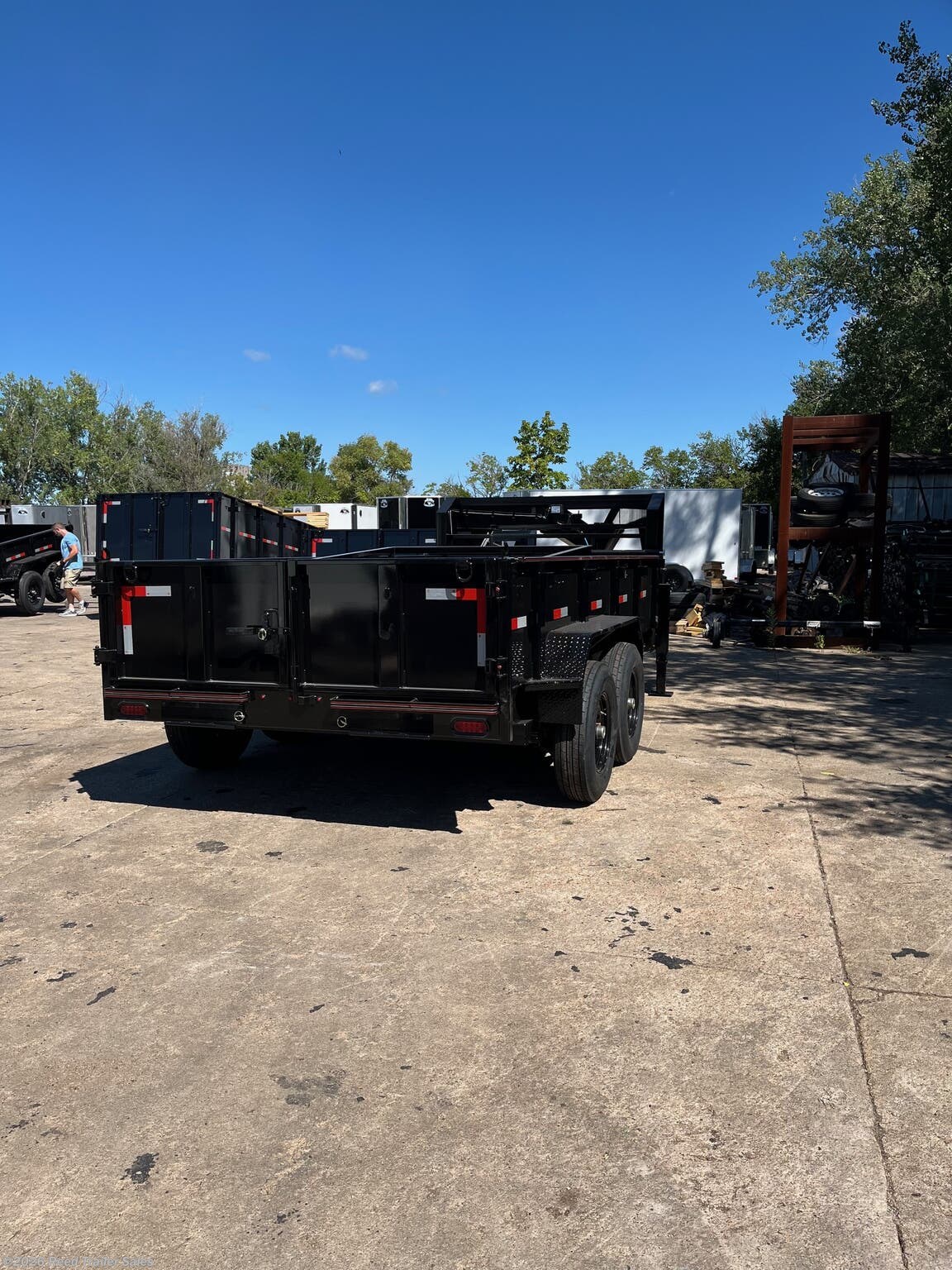 2025 14ft 14k 2ft tall Goosenck dump trailer by MP Custom Trailers from Reed Trailer Sales in Omaha, Nebraska