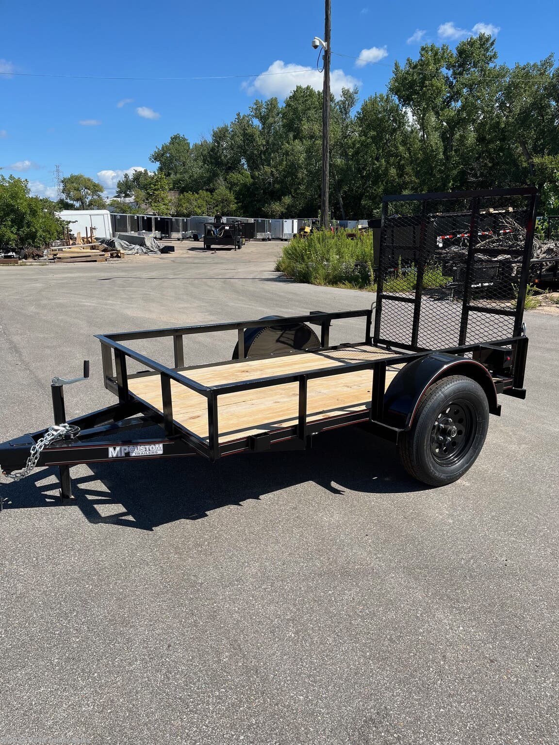 2025 MP Custom Trailers 5x8 ATV utility trailer w/ramp gate