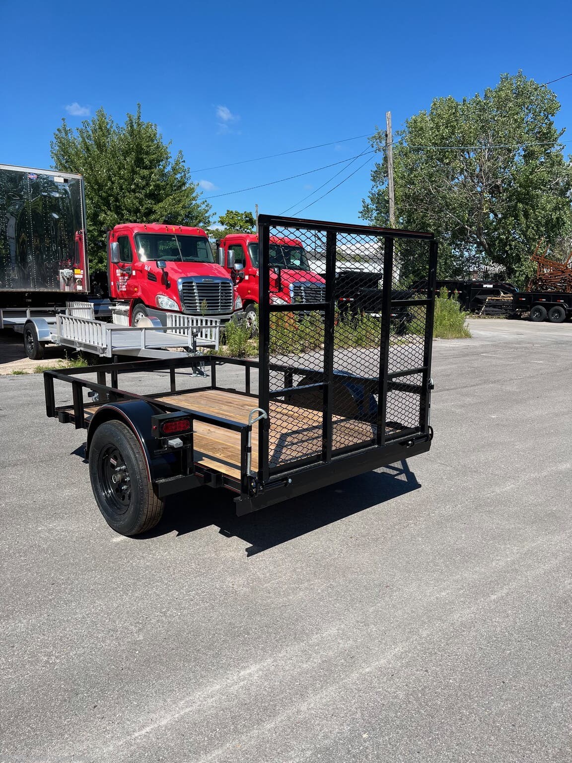 New 2025 MP Custom Trailers 5x8 ATV utility trailer w/ramp gate available in Omaha, Nebraska