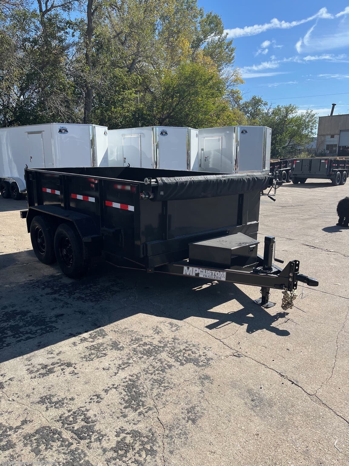 2025 MP Custom Trailers 6x10 9990 GVWR Dump Trailer