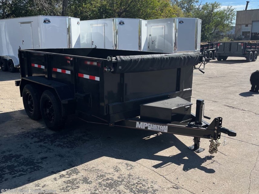 New 2025 MP Custom Trailers 6x10 9990 GVWR Dump Trailer available in Omaha, Nebraska