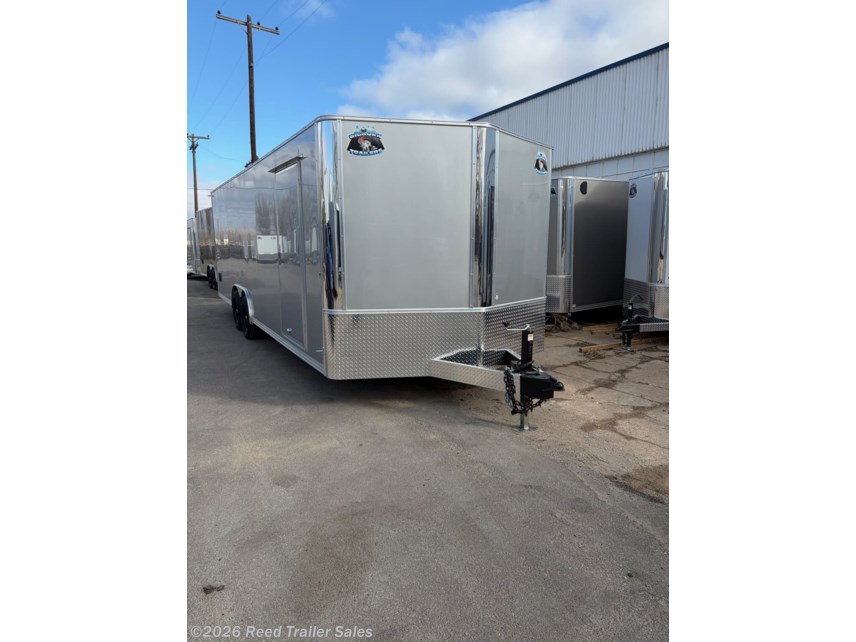 New 2026 R&M Trailer Mfg 8.5x24+v-nose silver (9990 GVWR) available in Omaha, Nebraska
