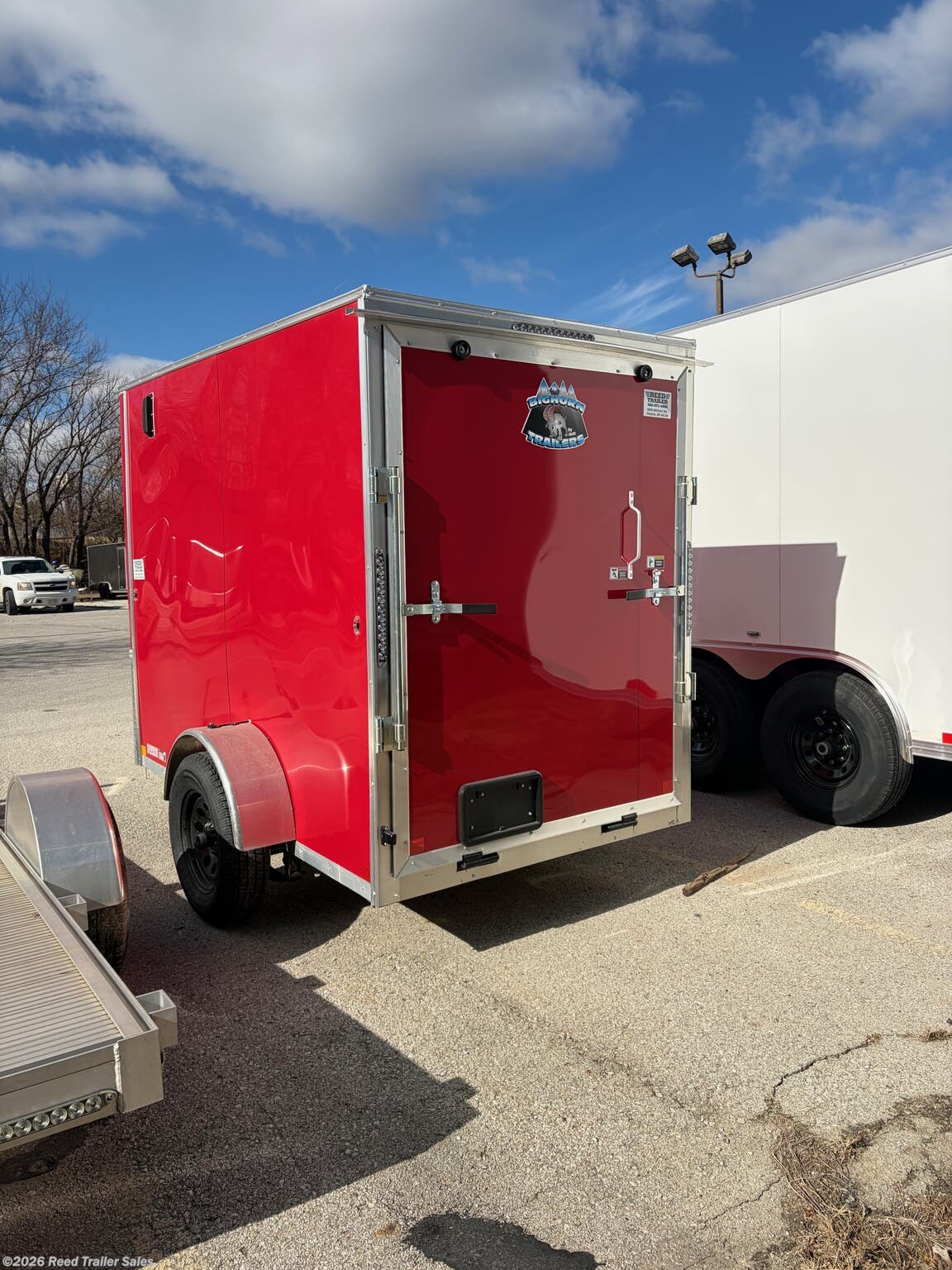2026 5x8+v-nose Cargo Trailer by R&M Trailer Mfg from Reed Trailer Sales in Omaha, Nebraska