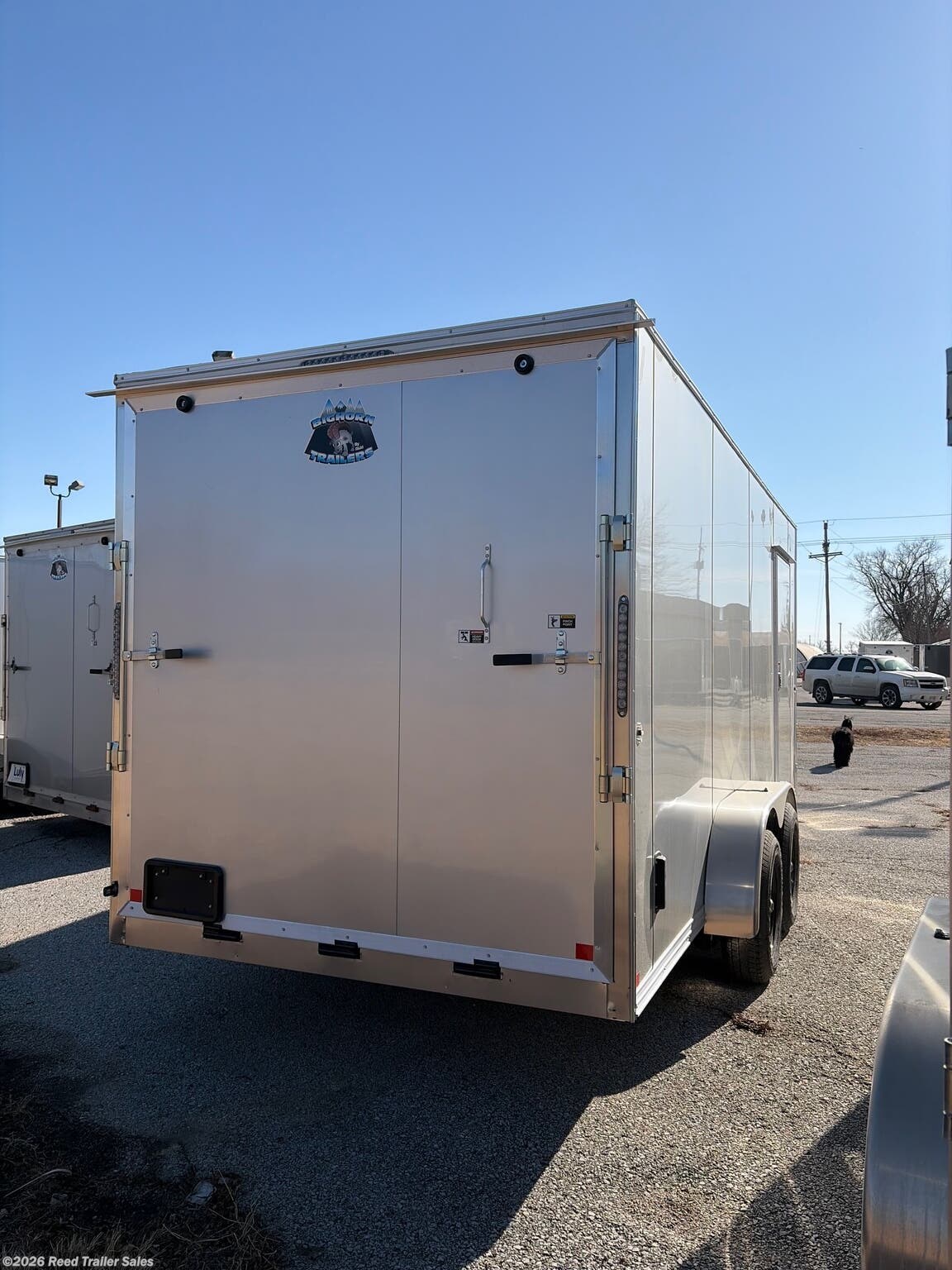 New 2026 R&M Trailer Mfg 7X18+V-NOSE TAC 9990 GVWR 7' tall available in Omaha, Nebraska