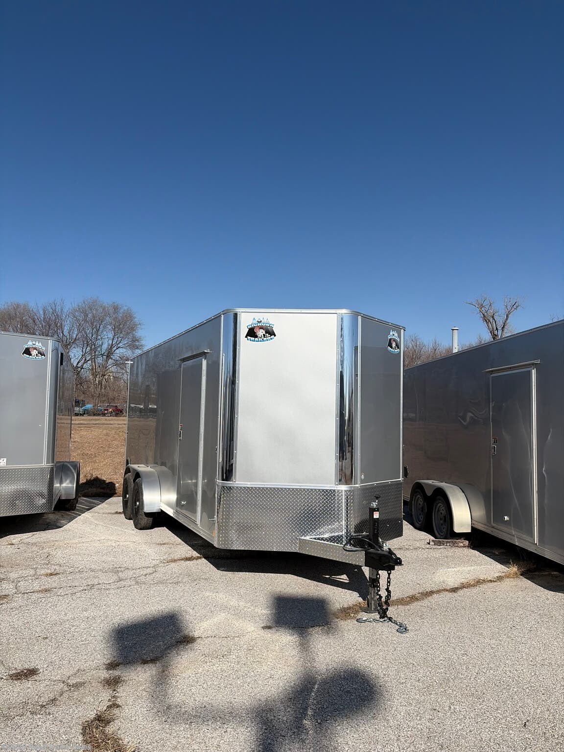 2026 R&M Trailer Mfg 7X18+V-NOSE TAC 9990 GVWR 7' tall