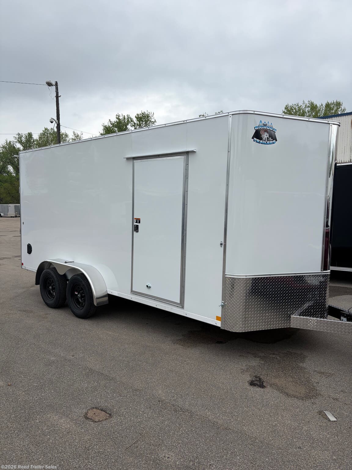 2026 R&M Trailer Mfg 7x16 TAS WHITE 7' TALL